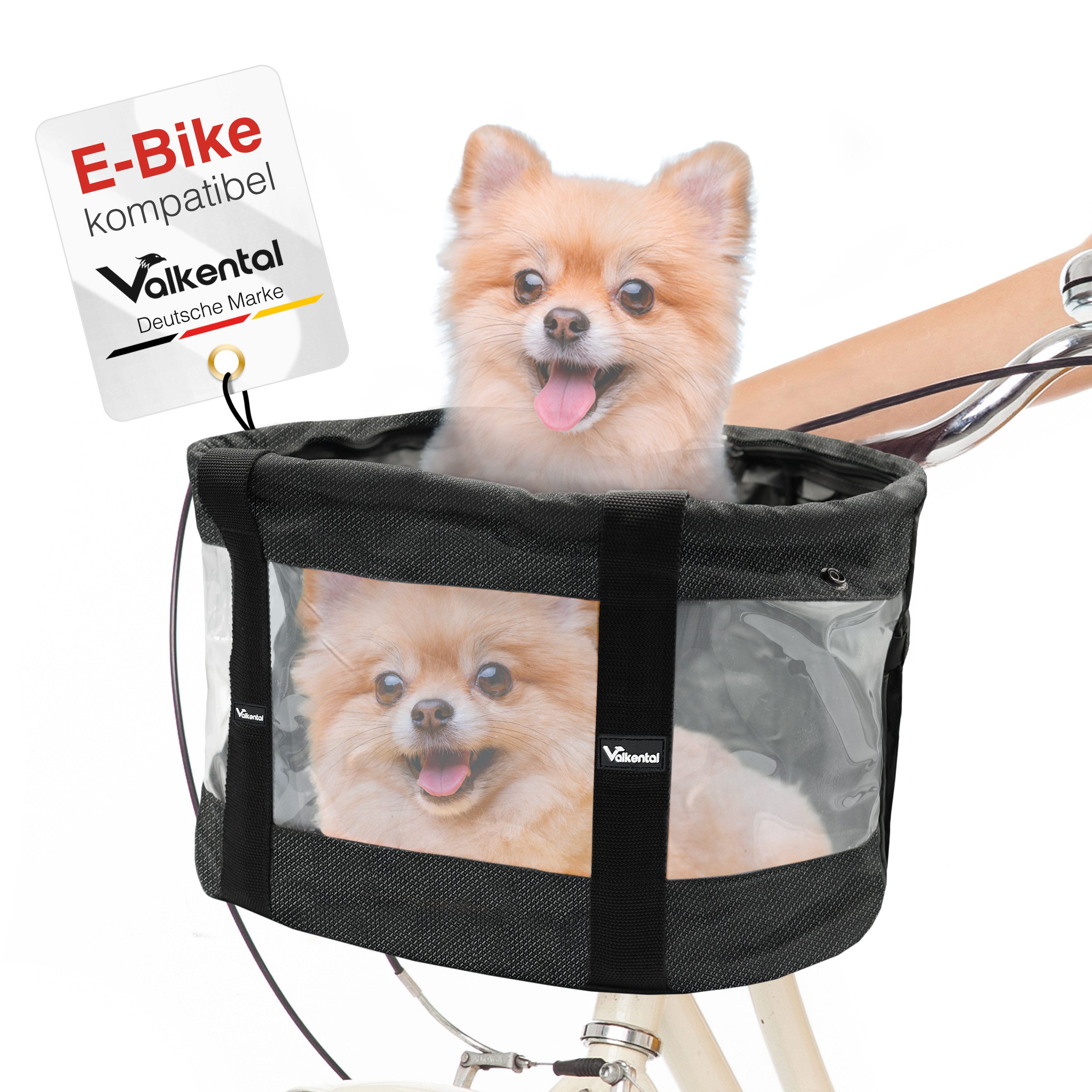 Valkental Tierfahrradkorb Fahrradkorb für Hunde günstig online kaufen