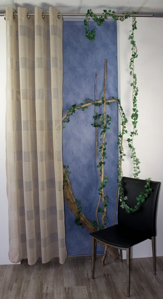 Vorhang Ösenschal Seitenschal Vorhang 