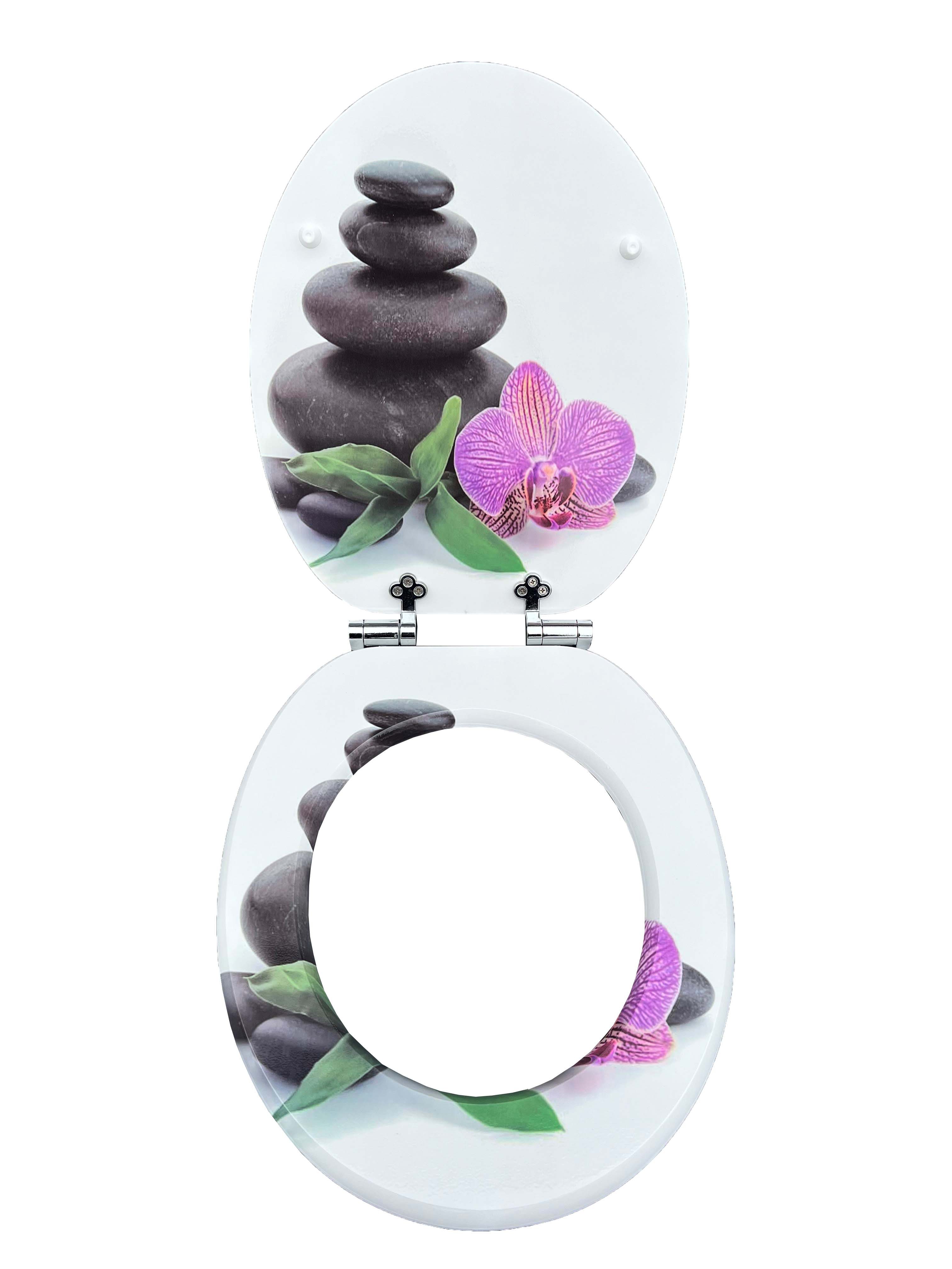 Steelboxx WC-Sitz WC Sitz Toilettensitz Toilettendeckel Absenkautomatik (Fl günstig online kaufen