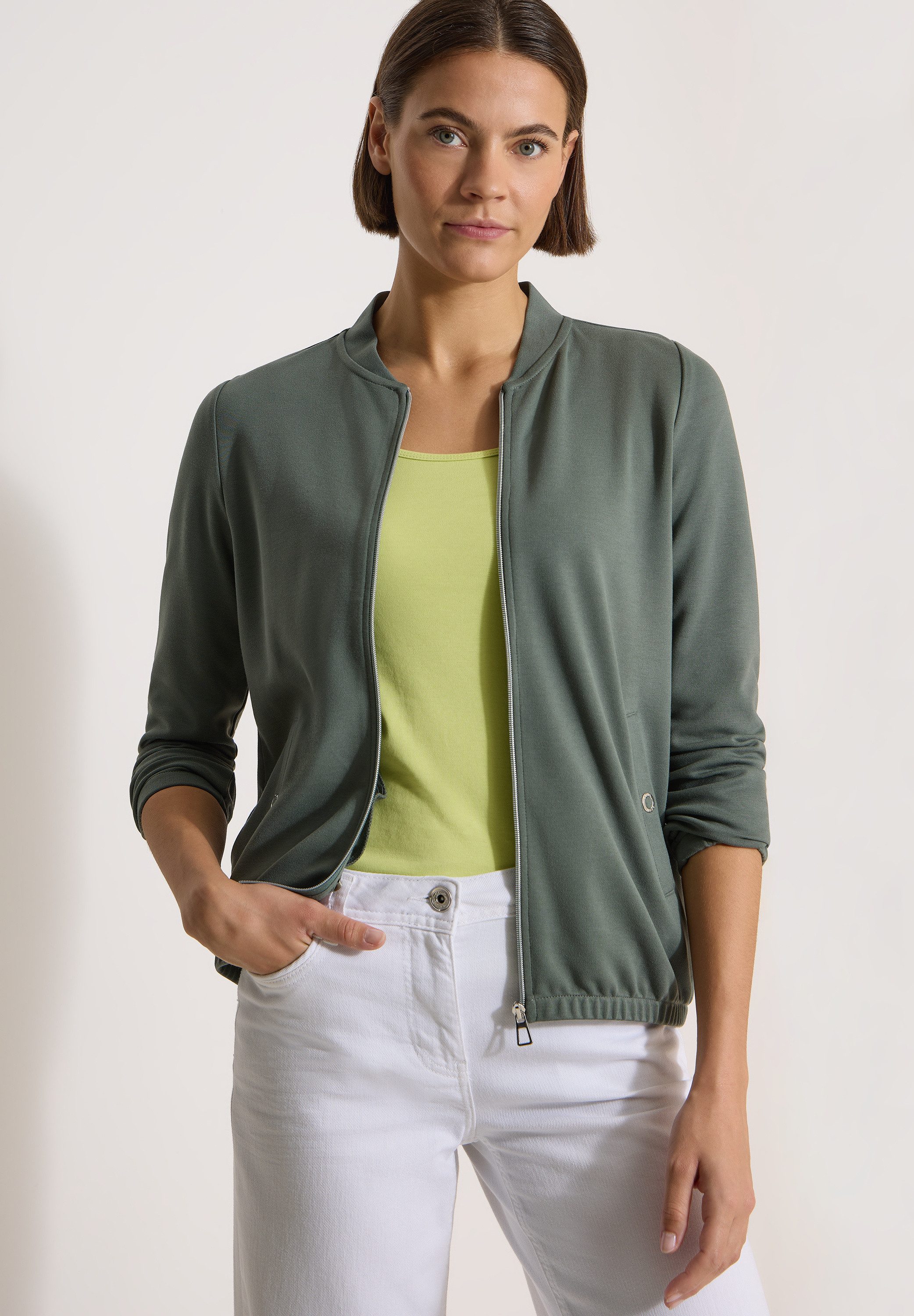CECIL Cardigan aus stretchigem Viskosematerial