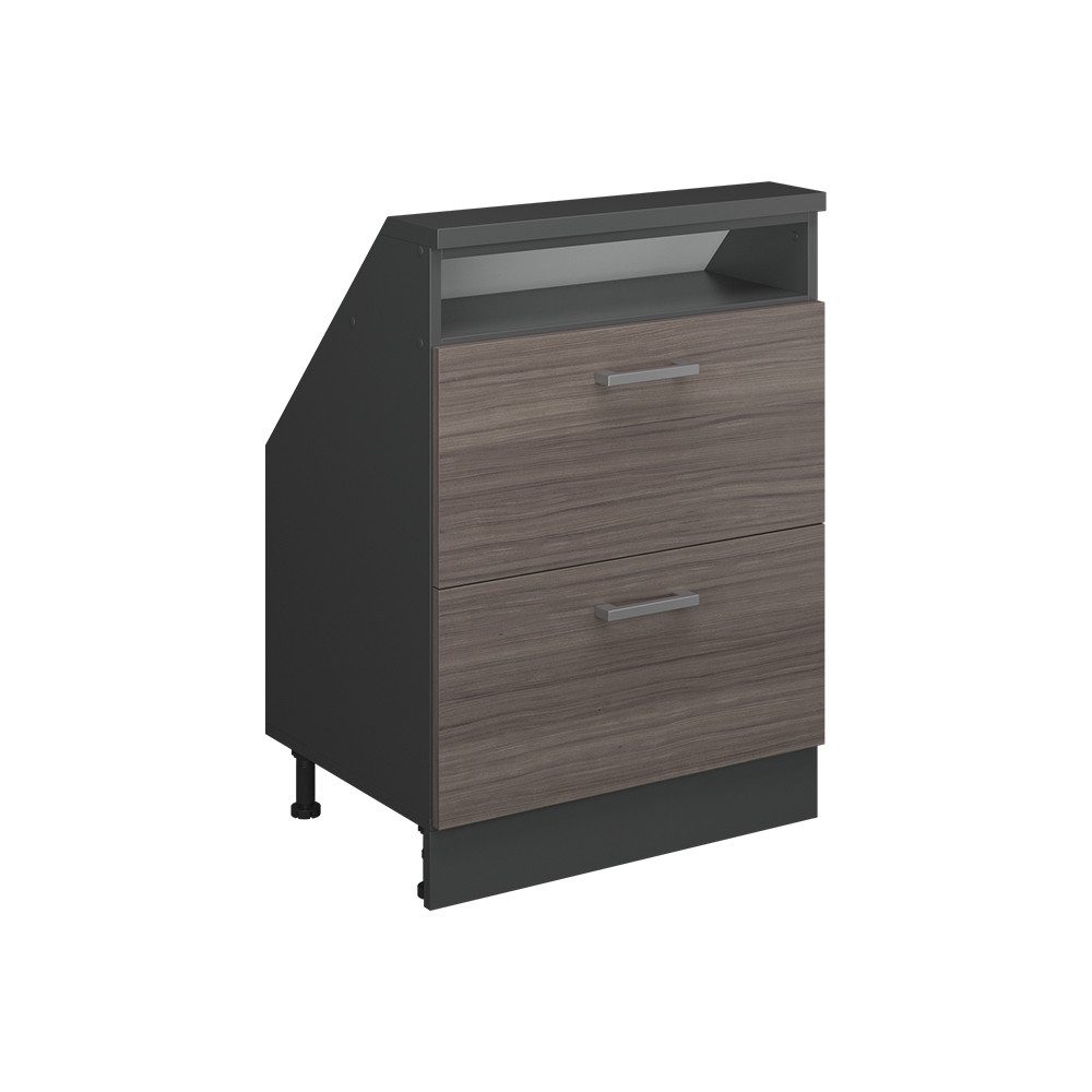 Vicco Unterschrank R-Line, Edelgrau/Anthrazit, 60 cm günstig online kaufen