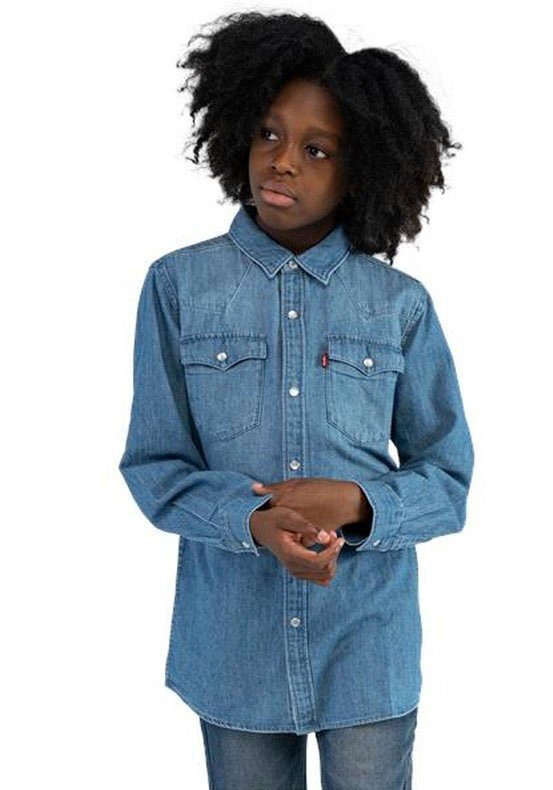 Levi's® Kids Jeanshemd BARSTOW BOYS SHIRT blue for mid WESTERN