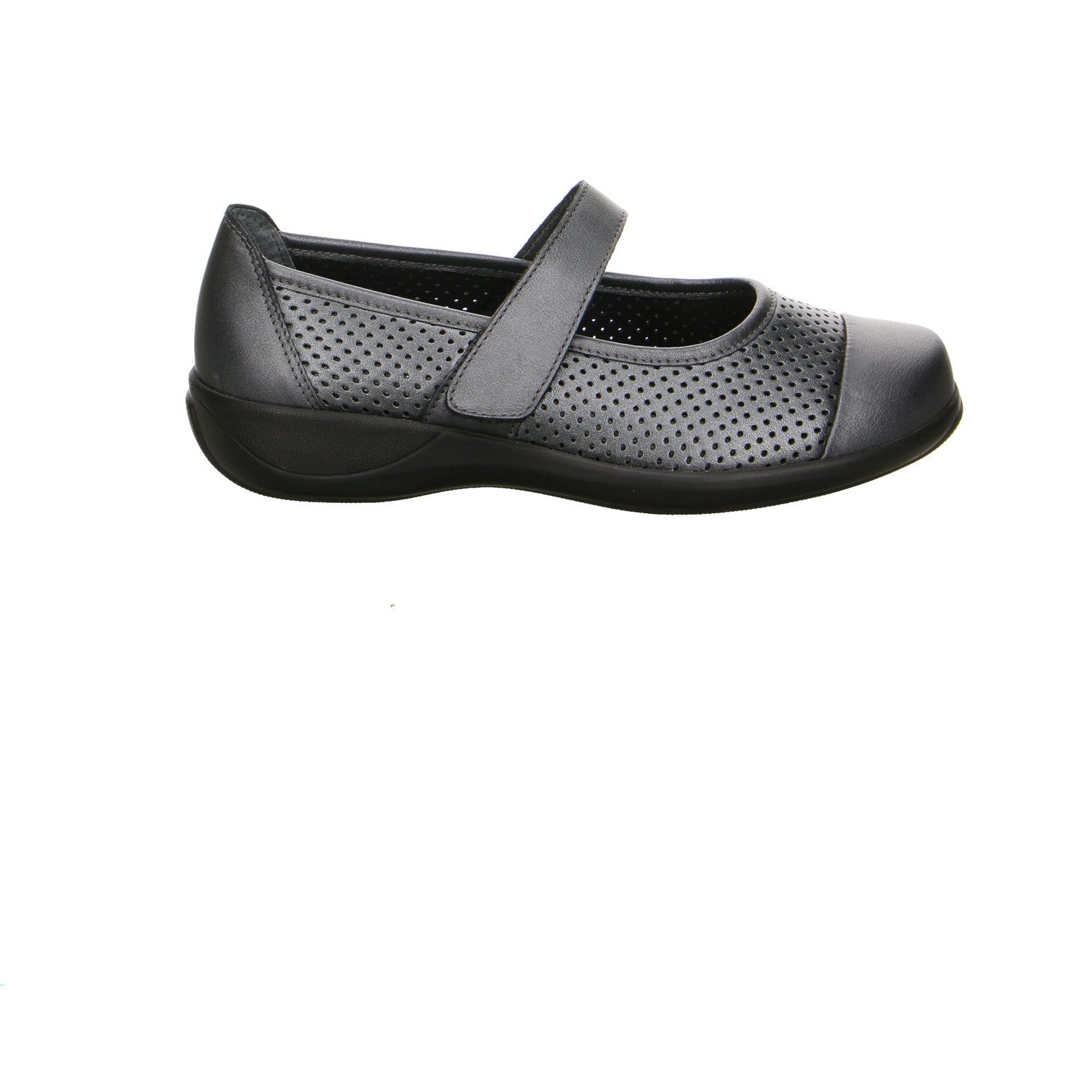 Stuppy Stuppy Ballerina Leder Slipper grau Slipper