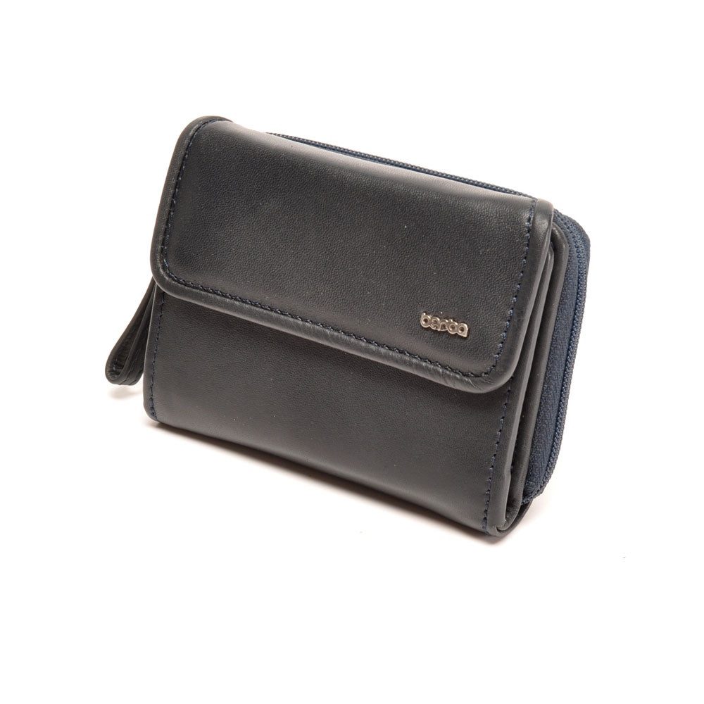 berba Geldbörse berba Soft 184 - Kombibörse in blau