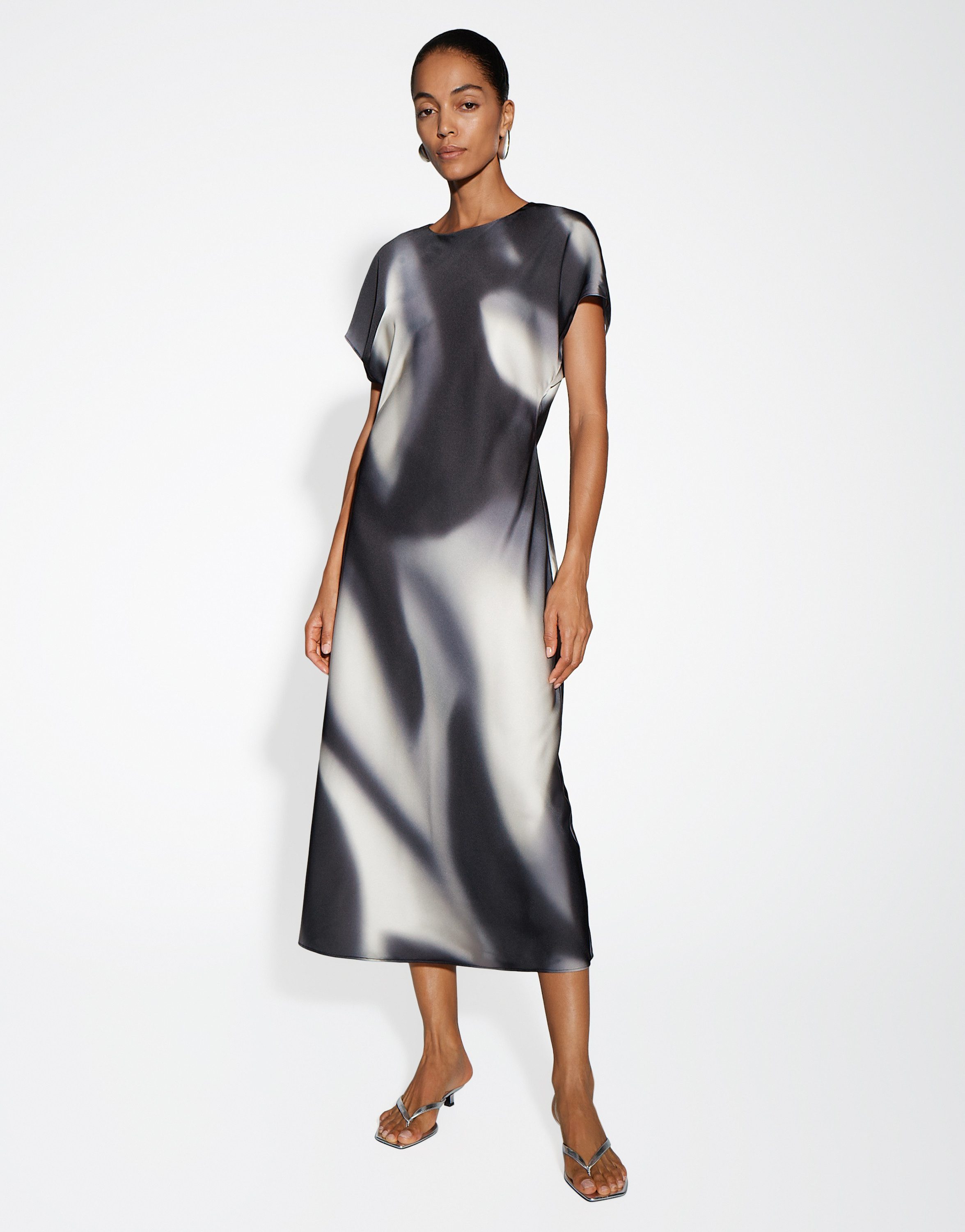 someday Midikleid QUIMMA mit galaktischem Print