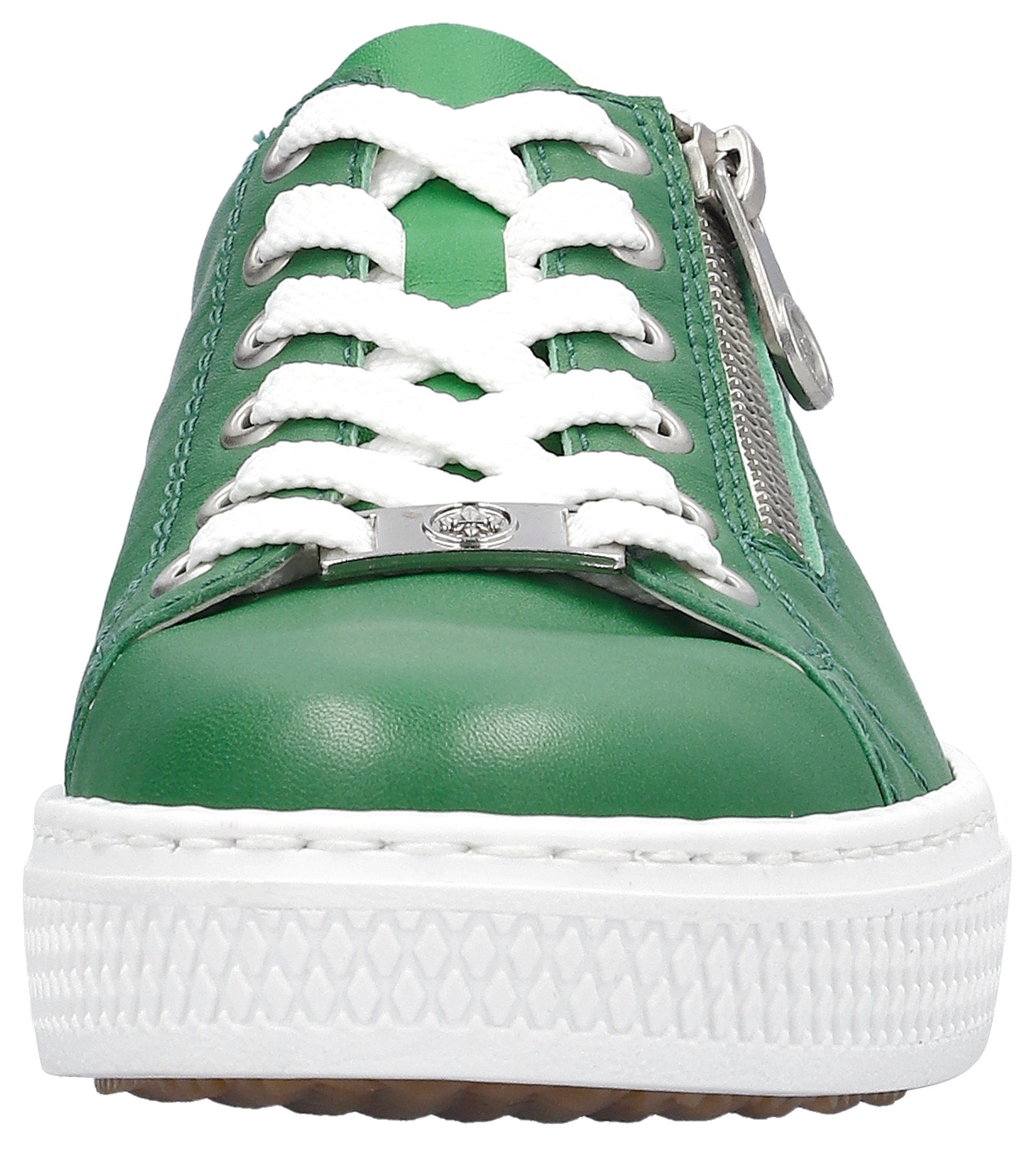 Rieker Plateausneaker mit seitlichem Reißverschluss, Freizeitschuh, Halbschuh, Schnürschuh – Bild 4 von 5