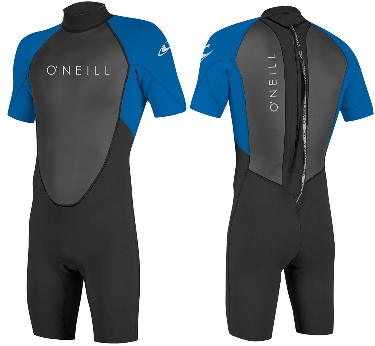 O'Neill Neoprenanzug O'NEILL REACTOR-2 2mm Back Zip Herren Shorty S/S Spring Neoprenanzug