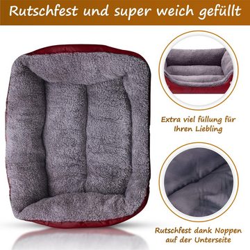 Pätsworld Tierbett Tierbett Hundebett Katzenbett Flauschig Waschbar Hundekissen