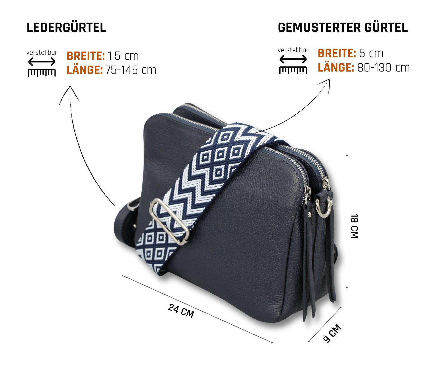 Adel Bags Schultertasche MARA Umhängetasche für günstig online kaufen