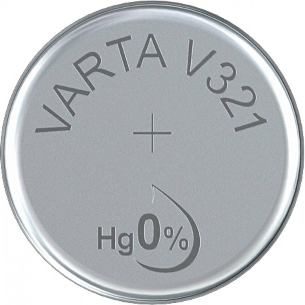 VARTA Varta V 321 Knopfzellen-Batterie für Uhren. Uhrenradio (Hochwertige Qualität)