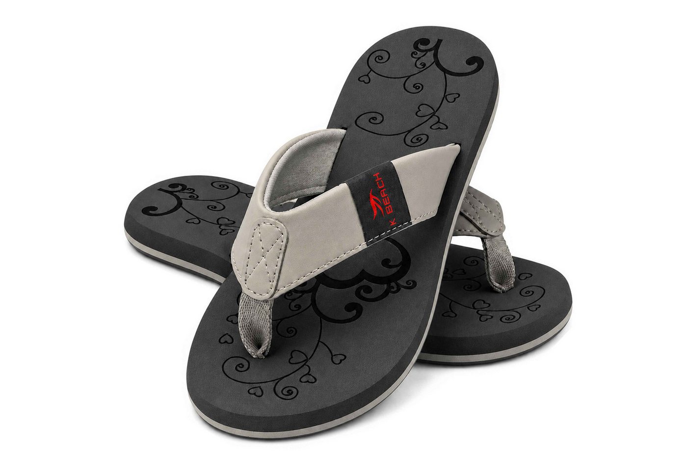 Ultrapower FLIP-ON Zehentrenner Badelatschen Latschen Poolschuhe 36-41 Damen Zehentrenner (Flip Flops Komfort und Stil)