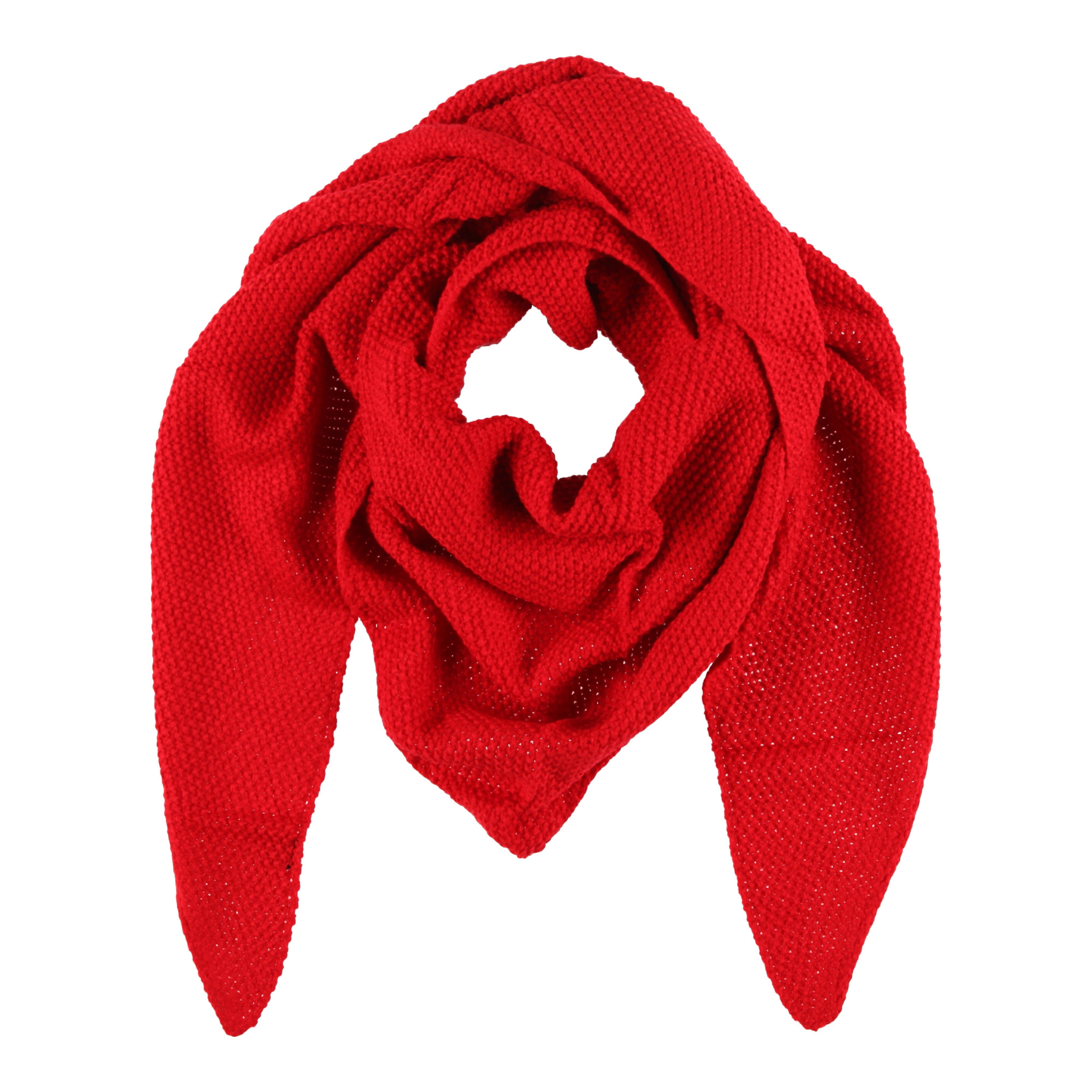 COFI 1453 Schal XXl Schal Damen Stricktuch Dreiecksschal Winterschal günstig online kaufen