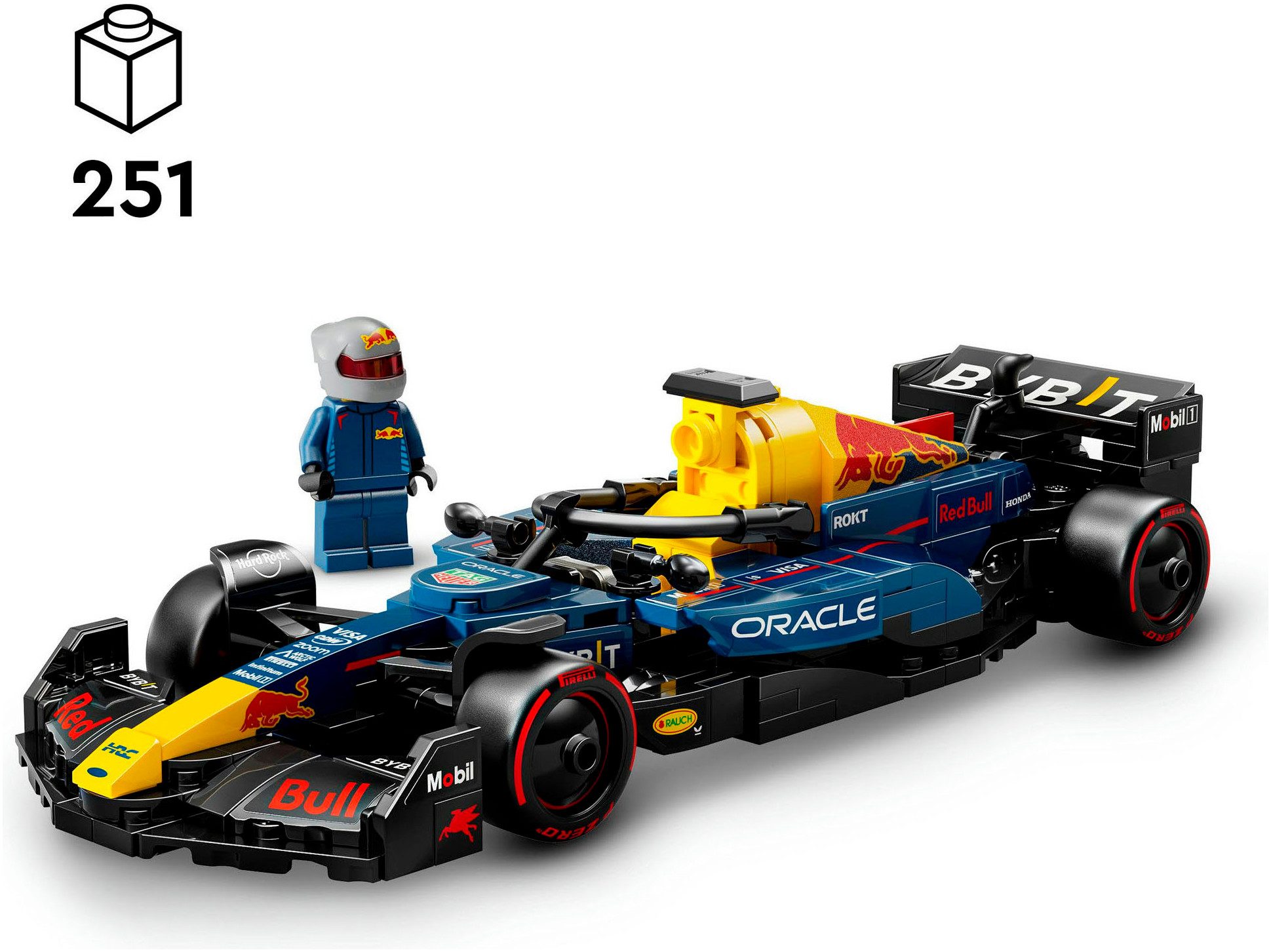 LEGO® Oracle Red Bull Racing RB20 F1® Rennauto (77243) Konstruktionsspielsteine, (251 St), LEGO® Speed Champions; Made in Europe