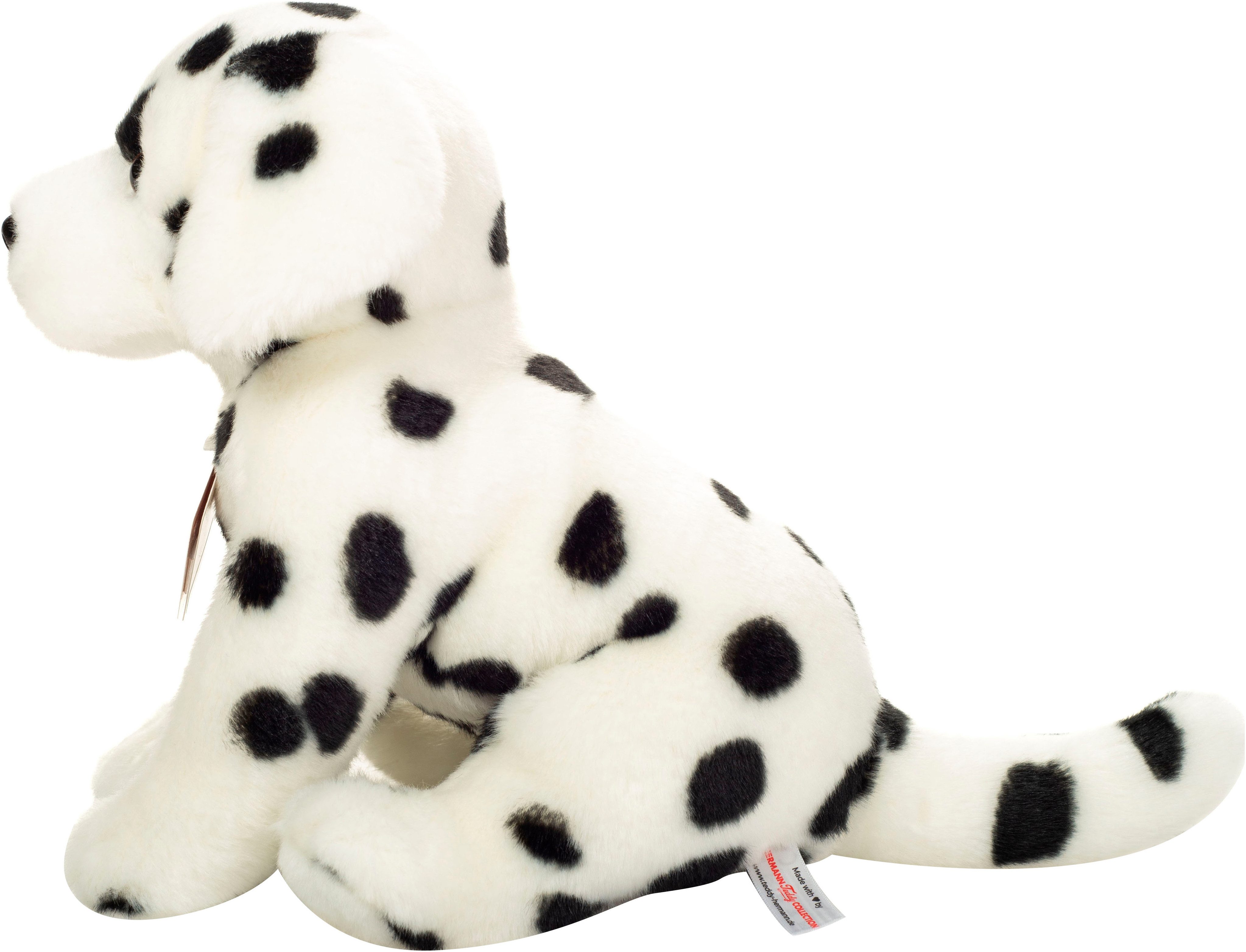 Teddy Hermann® Kuscheltier Dalmatiner, sitzend, 27 cm, zum Teil aus recyceltem Material