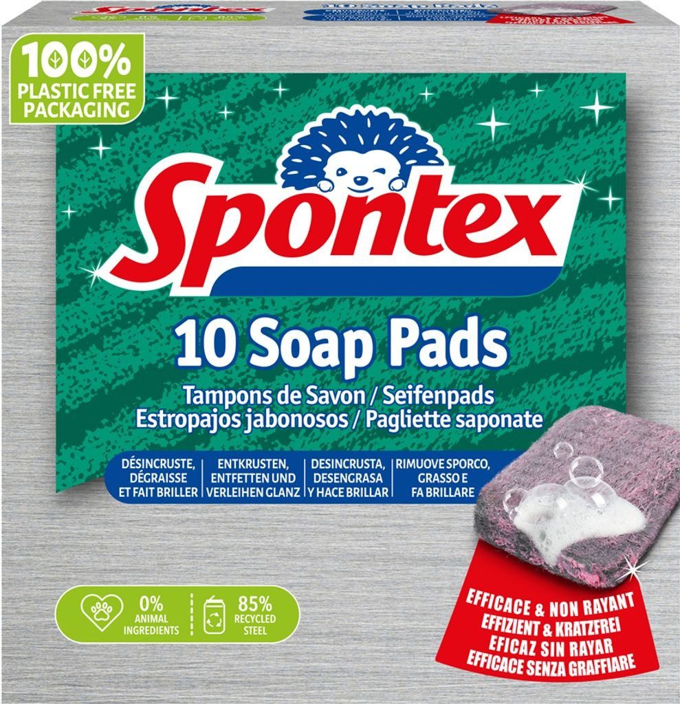 SPONTEX Stahlschwamm Spontex Seifenpads