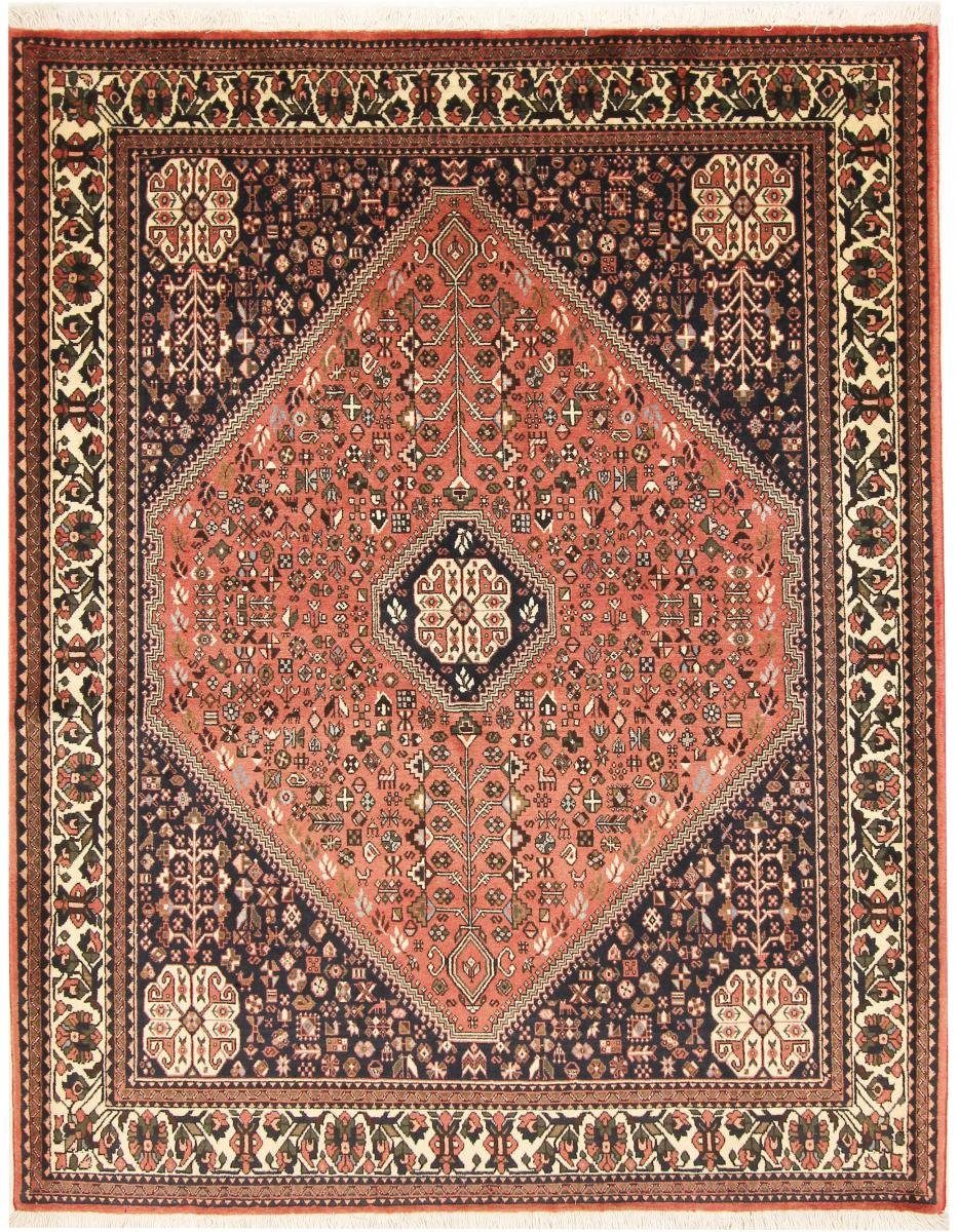 Orientteppich Abadeh 161x206 Handgeknüpfter Orientteppich / Perserteppich, Nain Trading, rechteckig, Höhe: 8 mm
