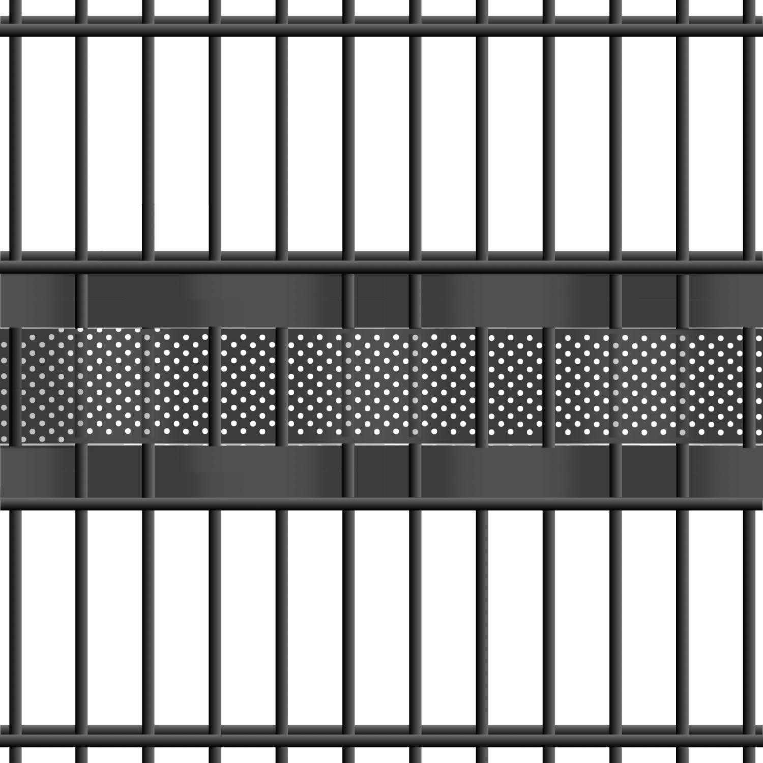 zaunzu Sichtschutzstreifen Premium Akzentstreifen Set DUO Anthrazit 2,55m, (1x Einzelstreifen, (Ein Einzelstreifen besteht aus 3 Akzentstreifen), 5 Jahre garantierte Farbechtheit