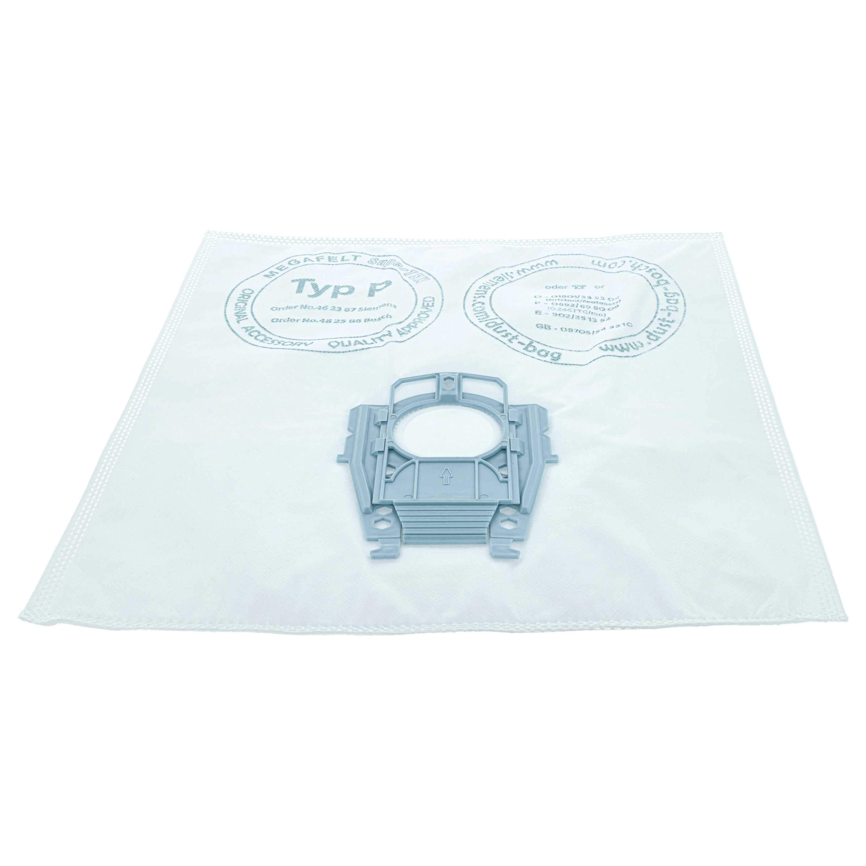 vhbw Filter-Set, Zubehör für Swirl / Siemens / Privileg / Bosch / Constructa / Ergomaxx Swirl S 71, S71, Siemens Typ P, 00461349, 00461707, 00461708, 00462587, 00462588, 468264, BBZ123FP, BBZ41FP, VZ41AFP, Privileg Typ P, Bosch 00461349, 00461707, 00461708, 00462587, 00462588, 468264, BBZ123FP, BBZ41FP, Typ P, VZ41AFP, Constructa Typ P, Ergomaxx 00468264