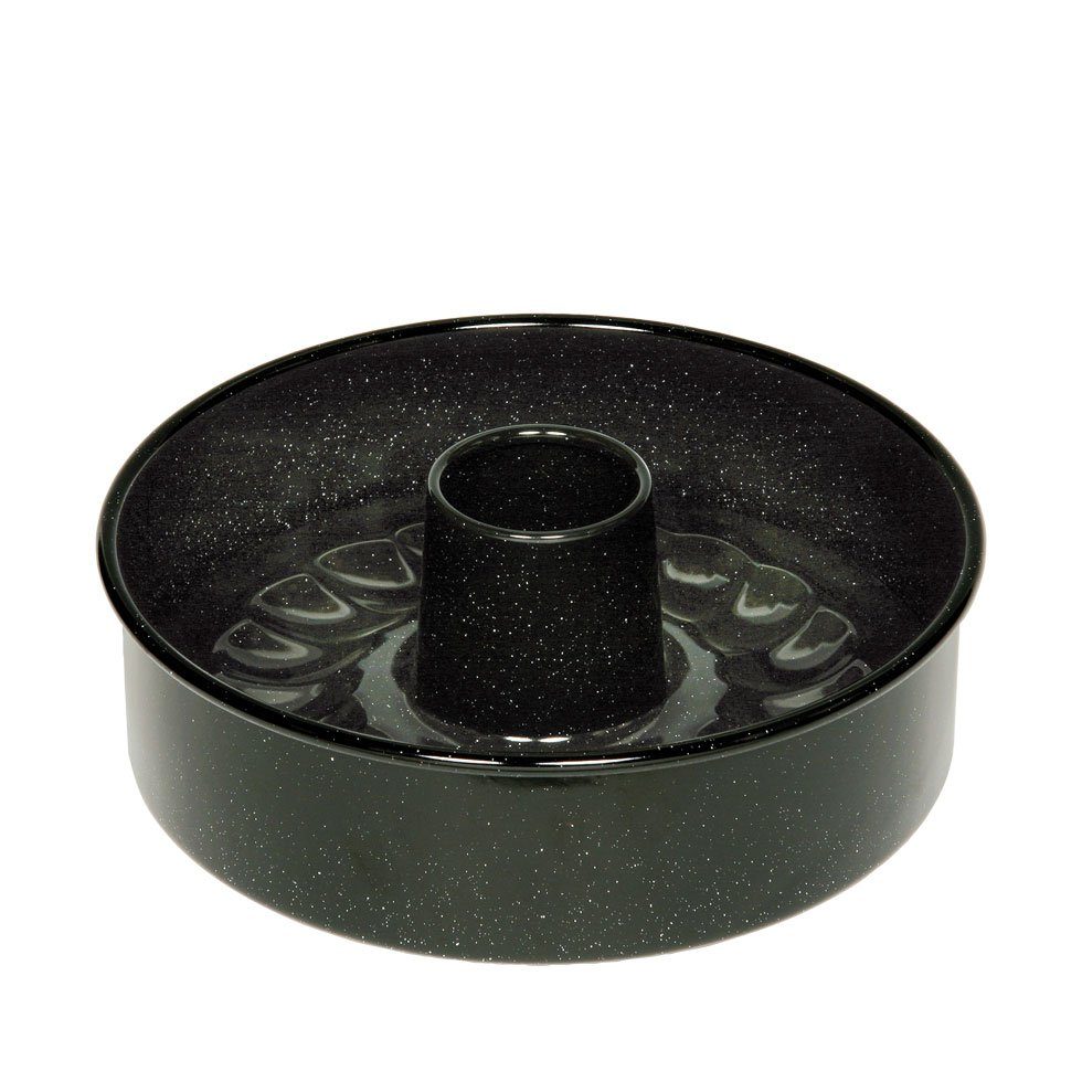 Riess Backform Classic Backformen, (3-tlg), Tortenform 26 cm mit Savarineinsatz - Emaille