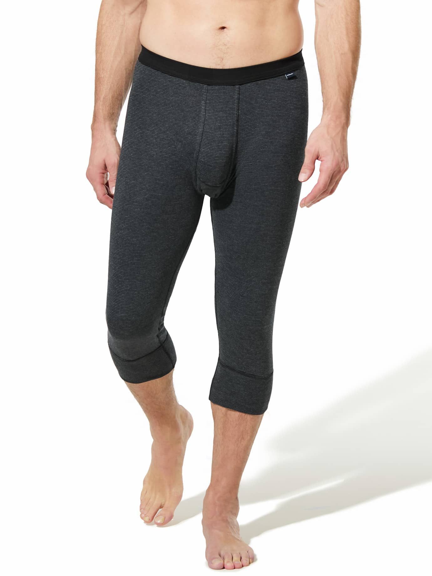 Walbusch Thermohose Herren Thermo-Kniehose 2er-Pack Baumwollmix innen angeraut Wärmend, schlauchgestrickt ohne Seitennähte, Eingriff, pflegeleicht