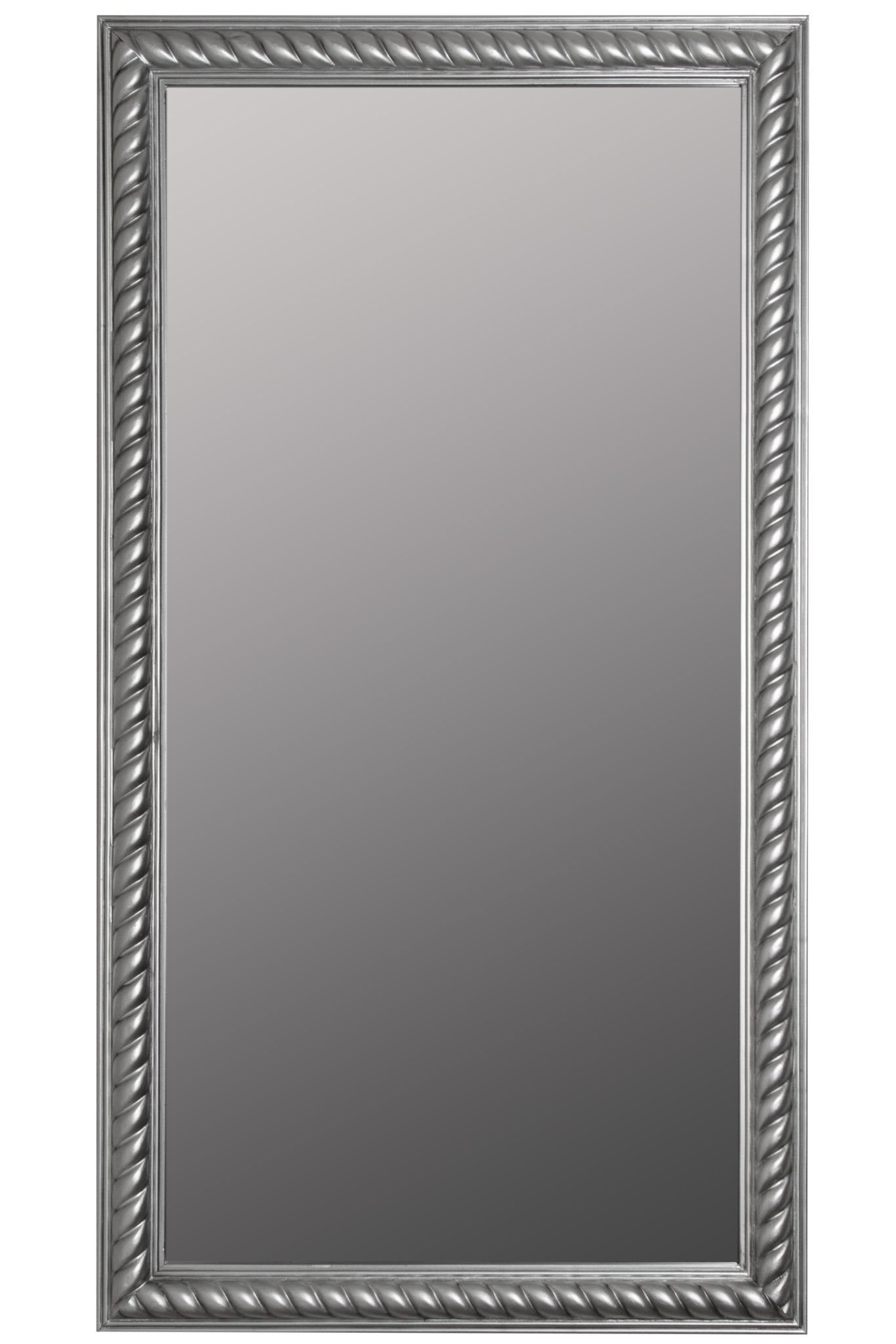 elbmöbel Wandspiegel »Wandspiegel Spiegel Badezimmerspiegel«, Wandspiegel:  Kordelrahmen 72x132x7 cm holz silber vintage online kaufen | OTTO
