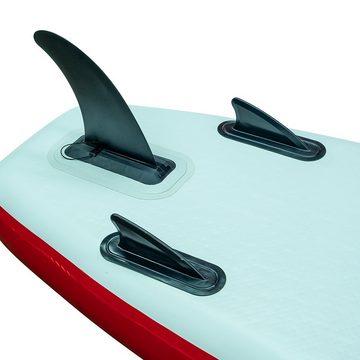 Carromco Inflatable SUP-Board Stand Up Paddling Board mit Sitz, aufblasbares SUP Board mit Zubehör, etc bis 100kg, SUP, sehr stabil mit viel Zubehör