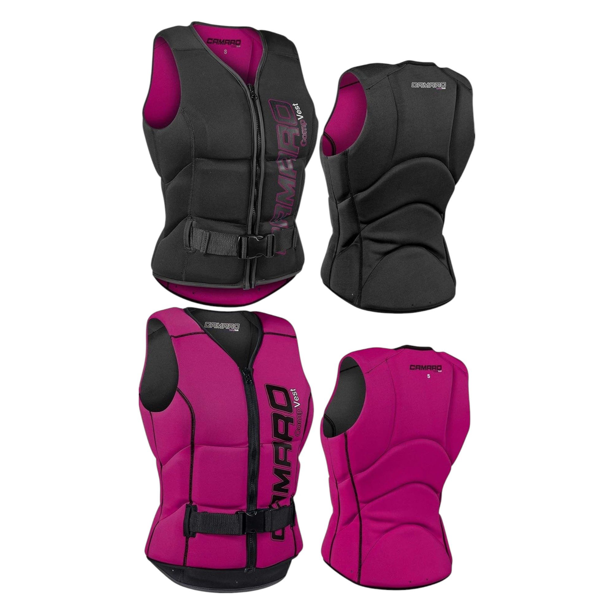 Camaro Schwimmweste CAMARO Damen Comp Neopren Prallschutzweste Wakeboard Jetski Wasserski
