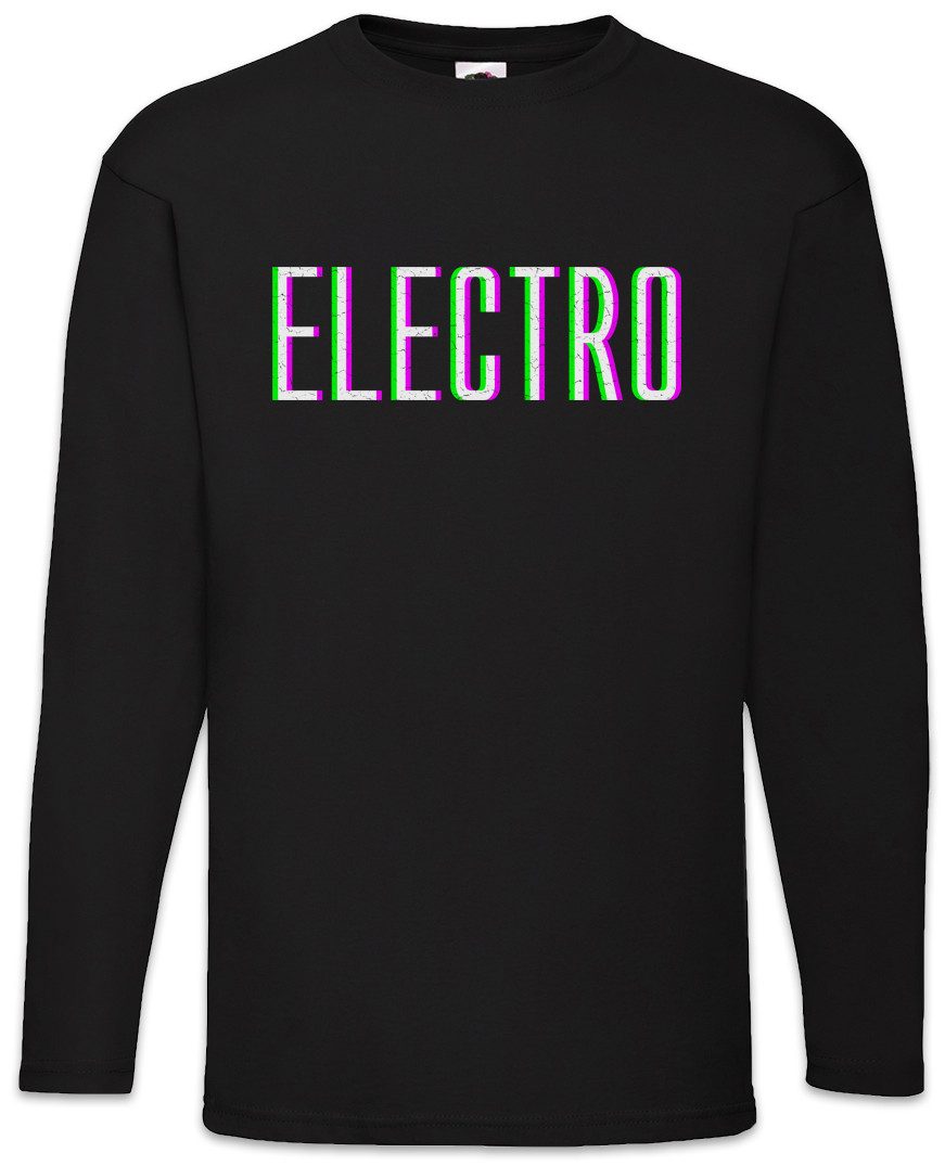 Langarmshirt Electro Glitch Langarm T-Shirt Synthesizer Electro Techno LFO Musik