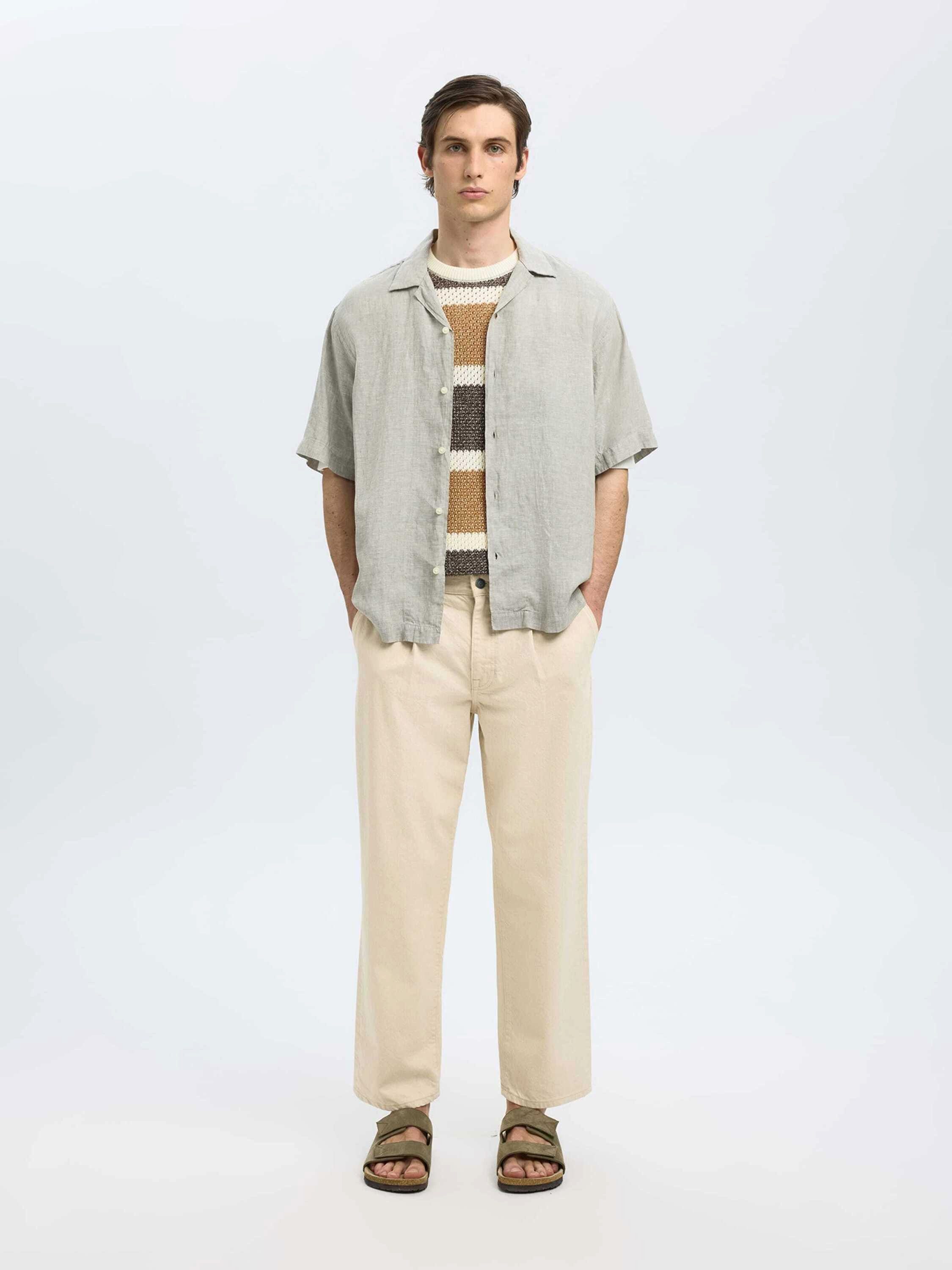 Selected Rundhalspullover SLHGINGER (1-tlg)