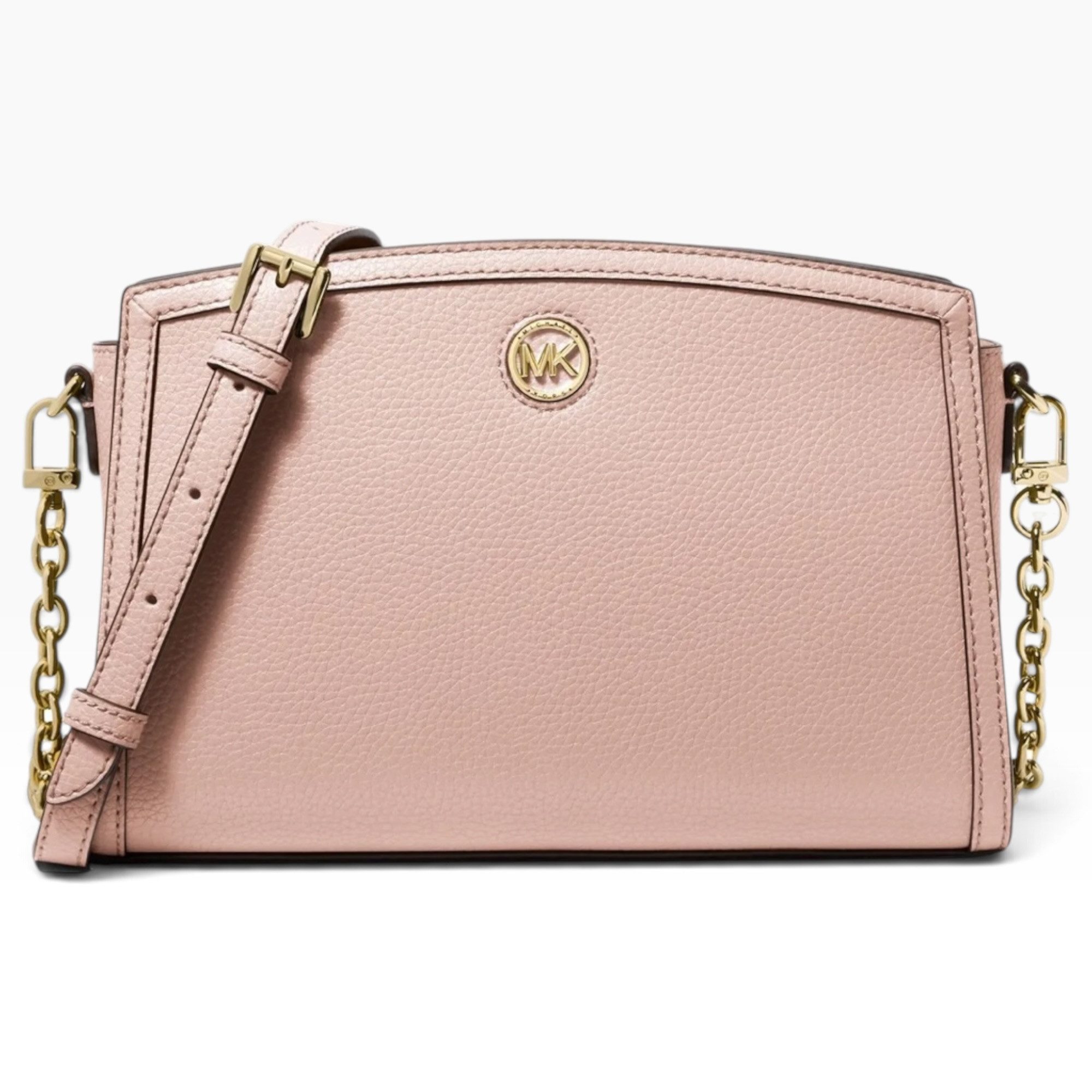 MICHAEL KORS Umhängetasche Michael Kors Umhängetasche Leder Rosa, verstellbarer Riemen