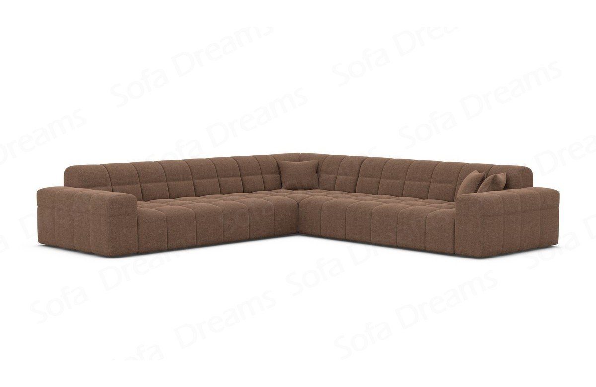 Sofa Dreams Ecksofa Stoff Polsterecksofa Modern Eckcouch Ibiza L Form Samtsofa Luxus Sofa