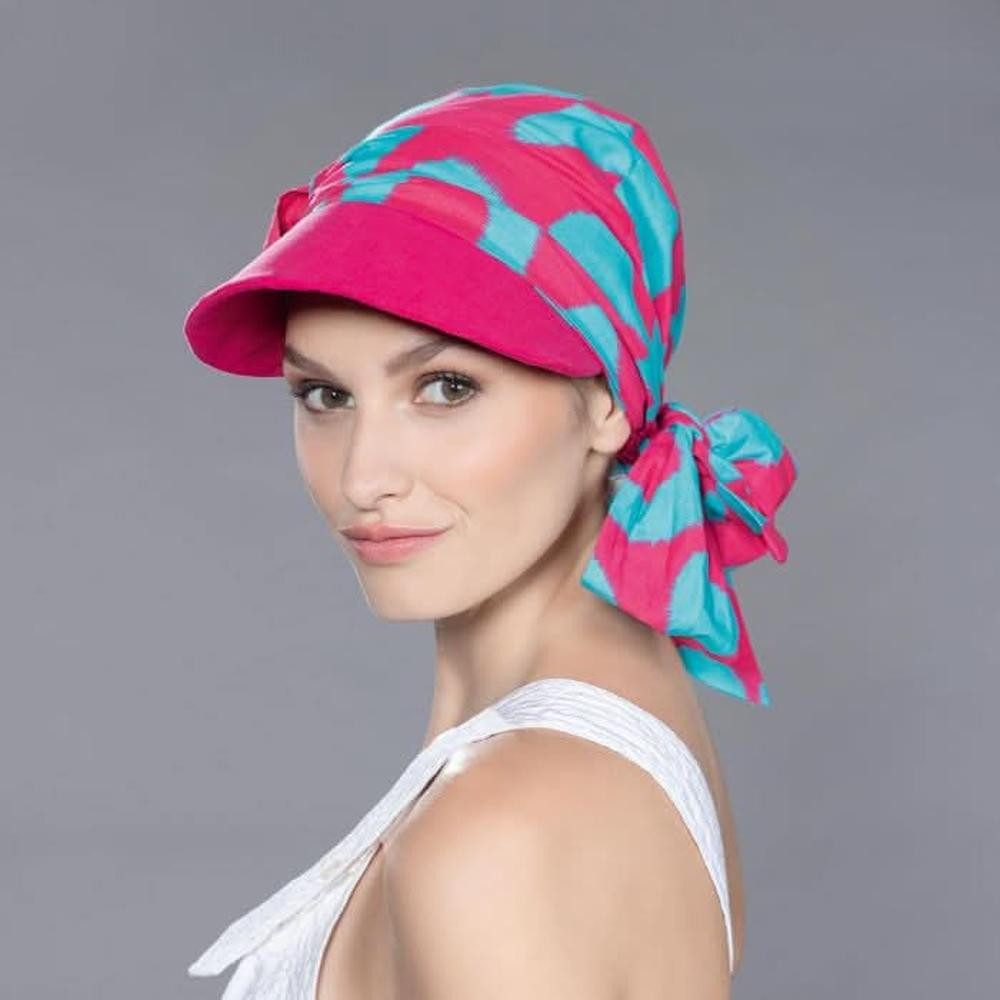 Ellen Wille Kopftuch Ellen Wille Capri, Mit integriertem Schild und langen Bändern zur Bindung