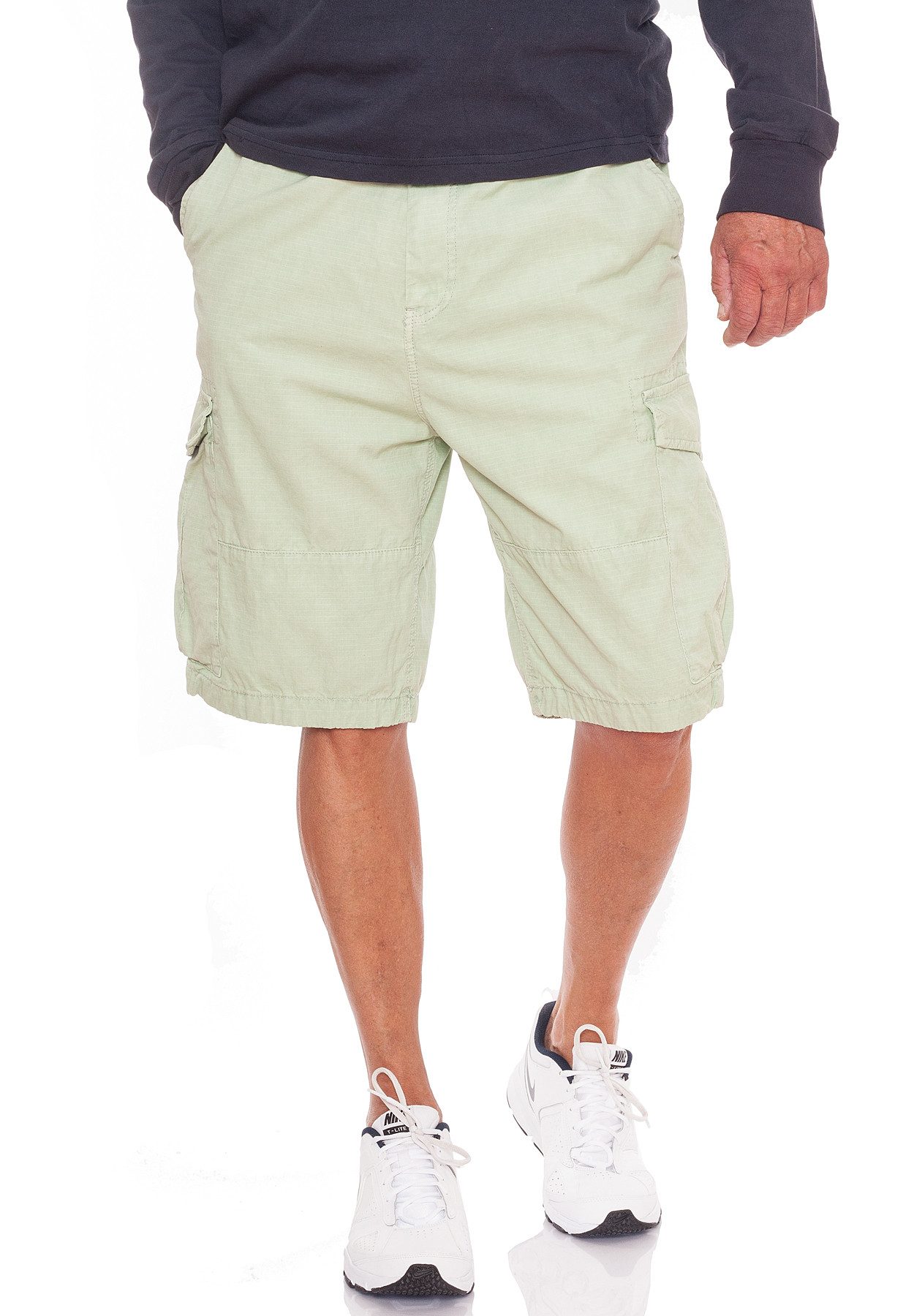 Jet Lag Cargoshorts mit sechs verschließbaren Taschen mit Gürtel günstig online kaufen