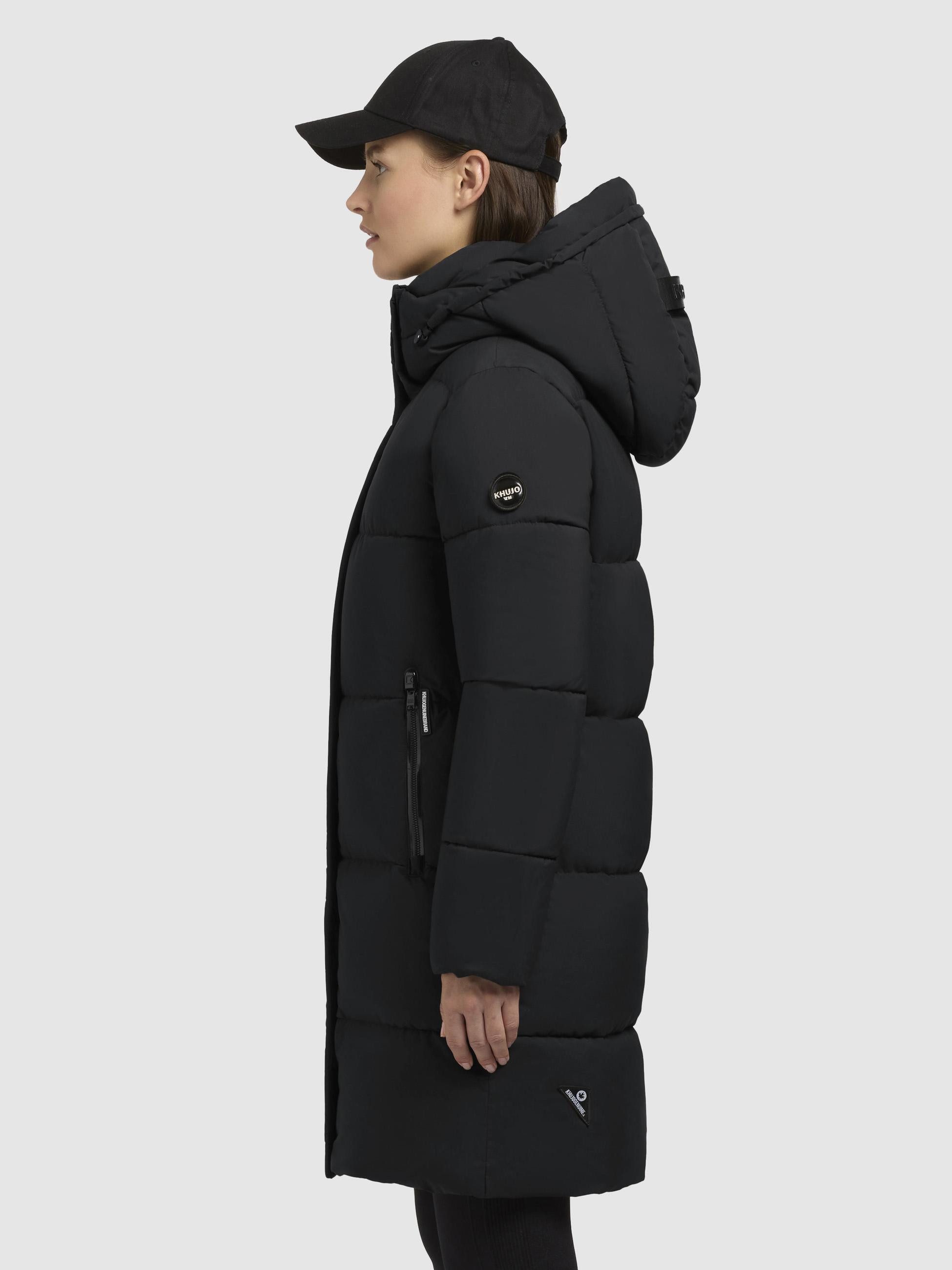 khujo Steppmantel Haya Matt-YM Warmer gesteppter Damen Kurzmantel