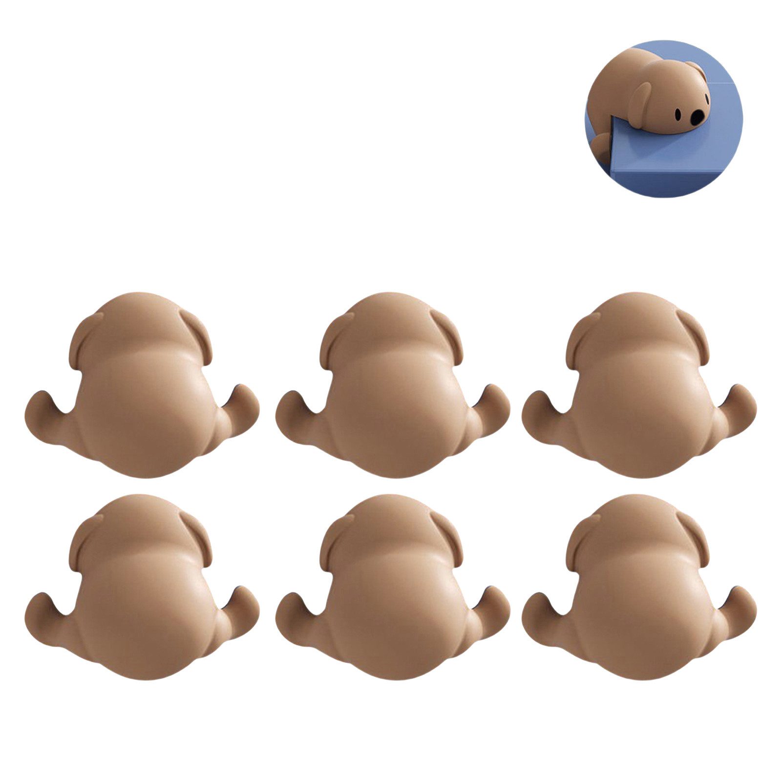 Blusmart Kindersicherung Kindersicherungsset, 6 Kantenschoner, Eckenschützer für Tische, Schränke usw