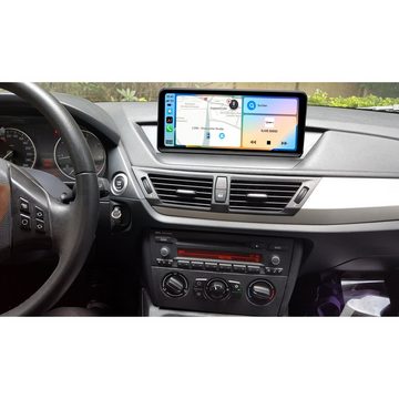 TAFFIO Für BMW X1 E84 CIC 10.2" Touchscreen Android GPS Carplay AndroidAuto Einbau-Navigationsgerät