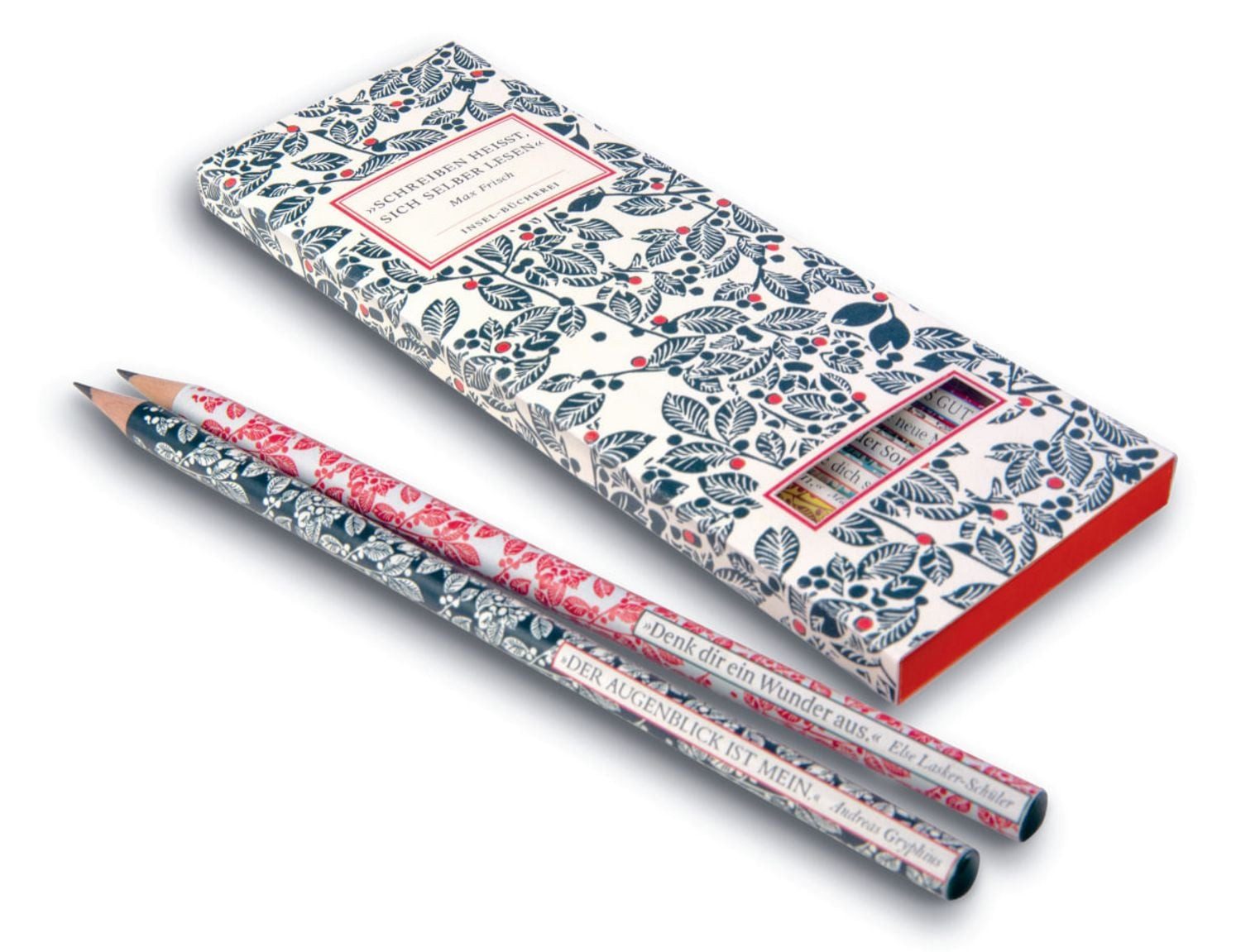 Bleistift Insel-Bücherei Bleistift-Set I. 6 Bleistifte mit Zitaten