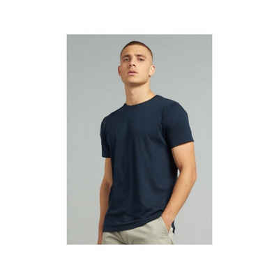 Dstrezzed T-Shirt dunkel-blau regular fit (1-tlg)