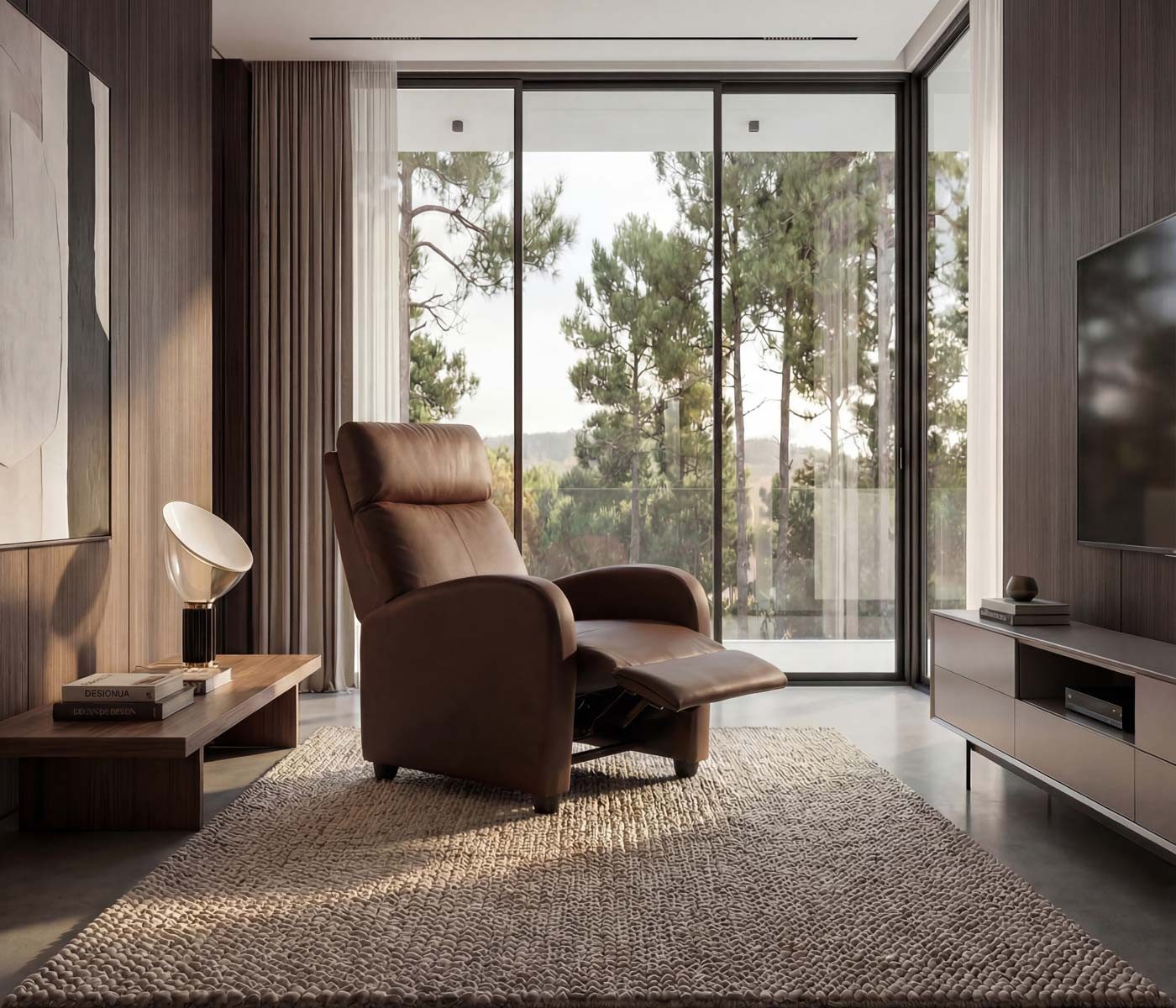 MCW Relaxsessel Dallas, Verschiedene Relax-Positionen wählbar, Extradicke Polsterung