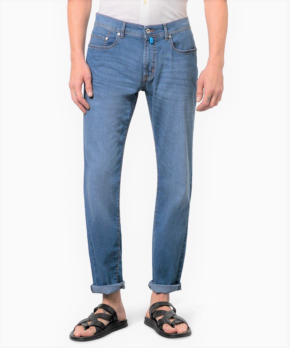 used - LYON 5-Pocket-Jeans PIERRE Cardin CARDIN blue CONTROL CLIMA buffies 7330.6814 Pierre 30910