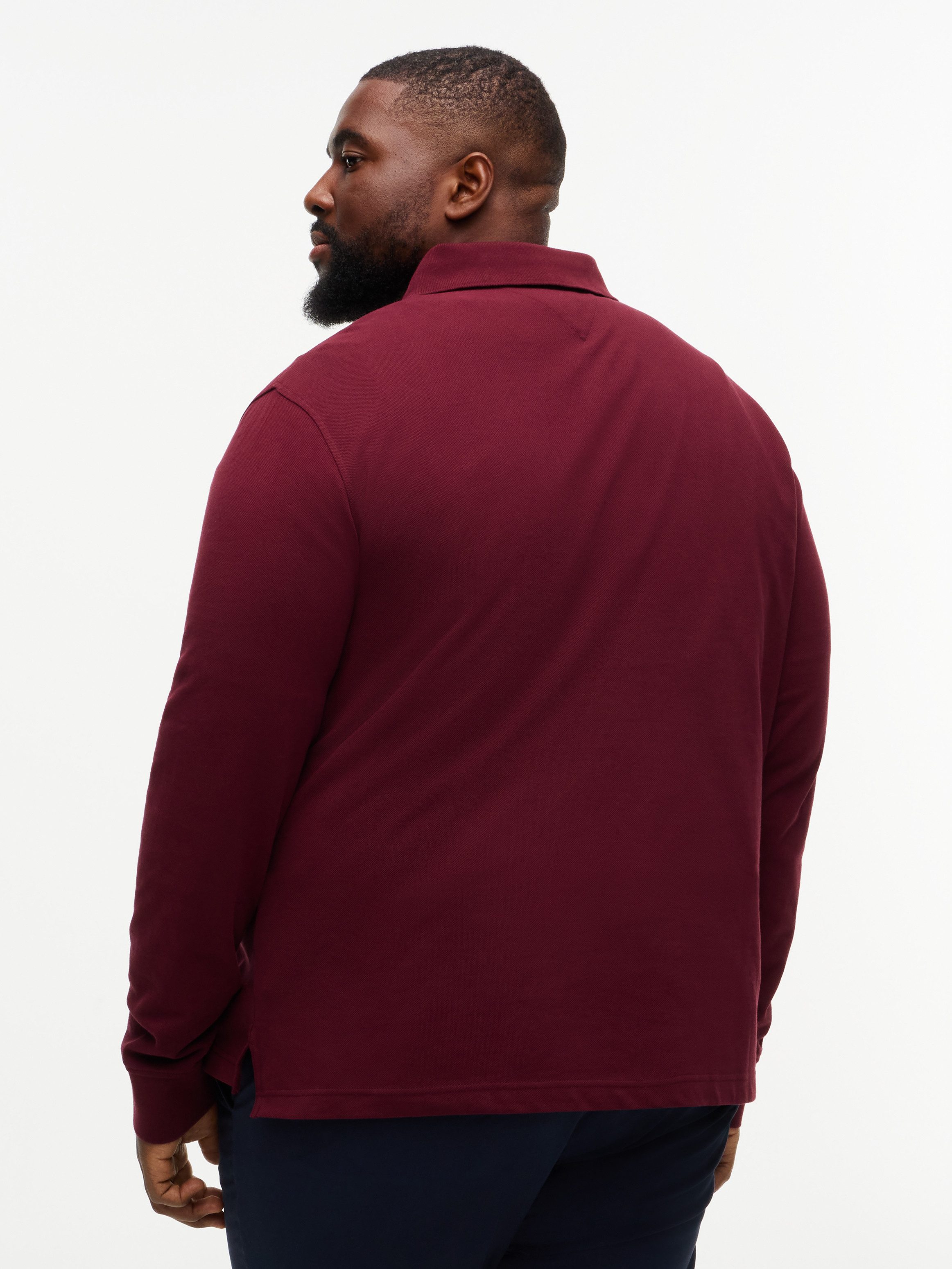 Tommy Hilfiger Big & Tall Langarm-Poloshirt BT-1985 REGULAR LONGSLEEVE Große Größen, Stretch-Pique – Bild 2 von 5