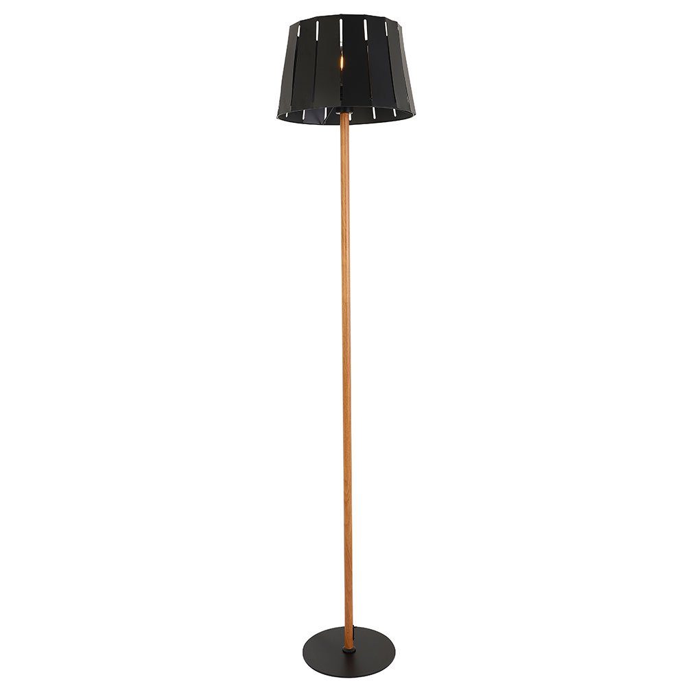H Stehlampe inklusive, Wohznzimmerlampe Leuchtmittel cm 160 Holzoptik nicht Stehleuchte Stehlampe, Deckenfluter etc-shop
