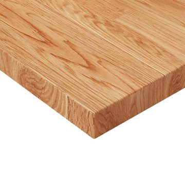 furnicato Tischplatte Quadratisch Hellbraun 70x70x4cm Behandelte Eiche (1 St)