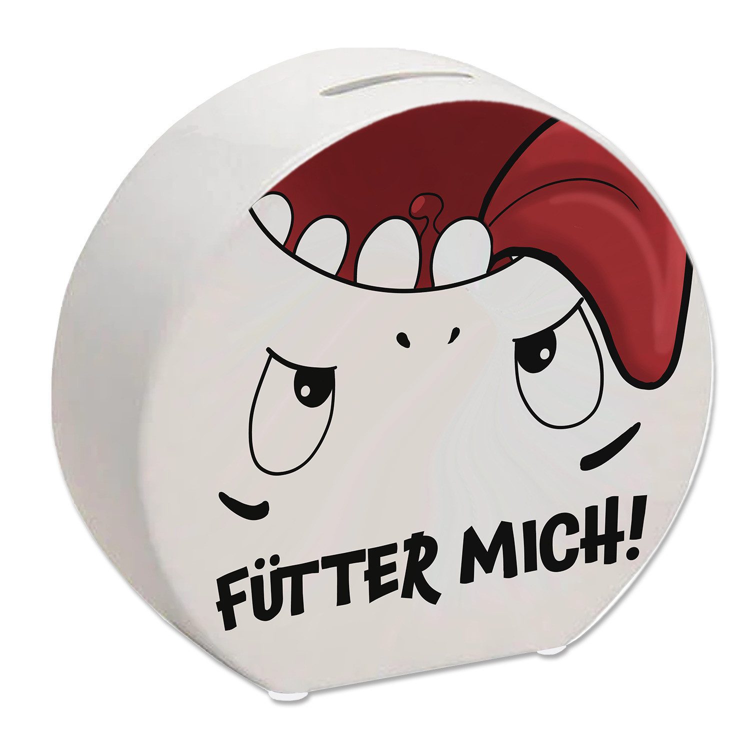 speecheese Spardose Spardose mit Comicfigur und lustigem Spruch in weiß