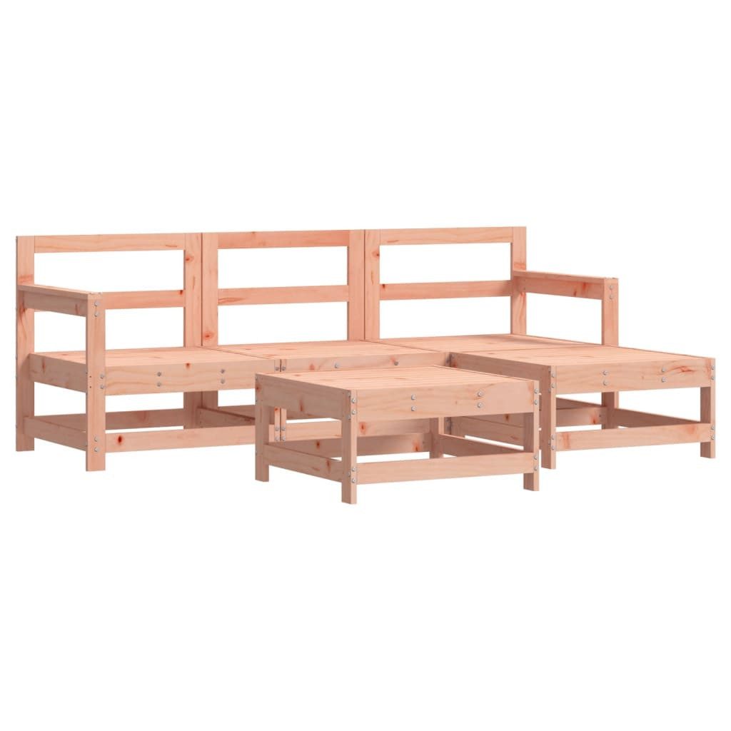 Gartenlounge-Set 5-tlg. Garten-Lounge-Set Massivholz Douglasie