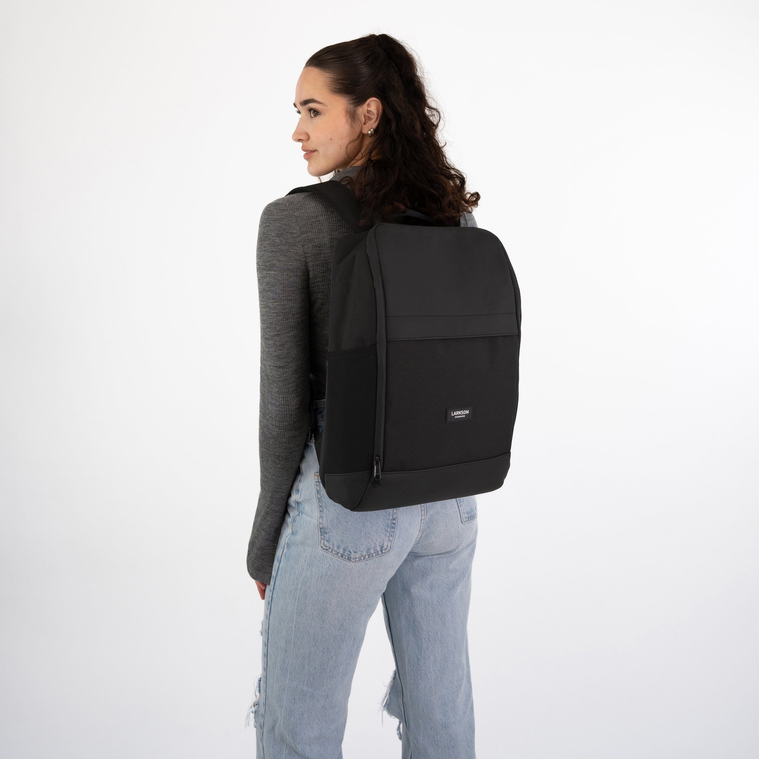 LARKSON Cityrucksack NIKLAS Laptoprucksack Damen und Herren, Laptoprucksack, viele Fächer, Wasserabweisend