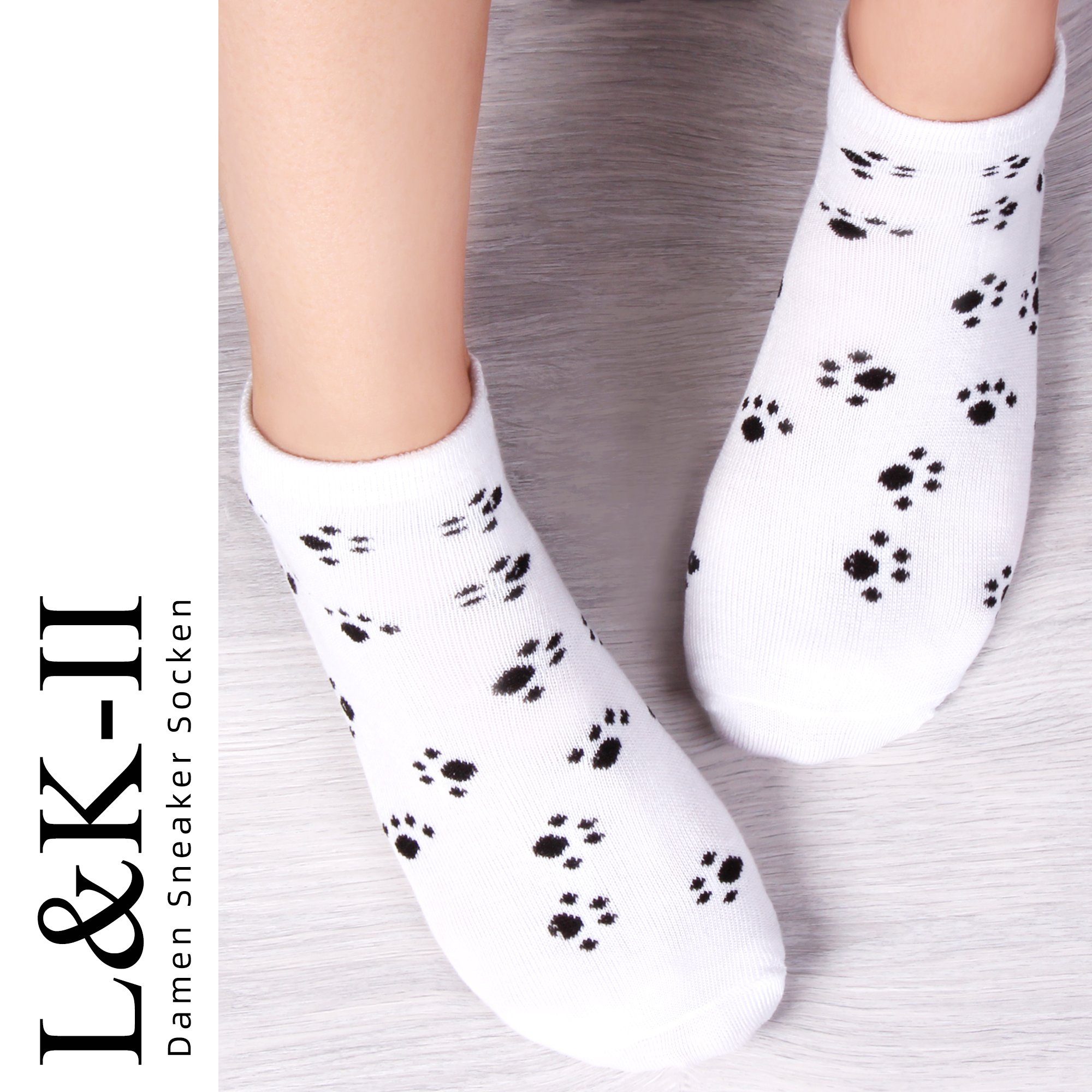 Libella Sneakersocken 92279-92276 (12er-Pack) 12 Paar Damen Sneaker Socken mit verschiendenen Motiven