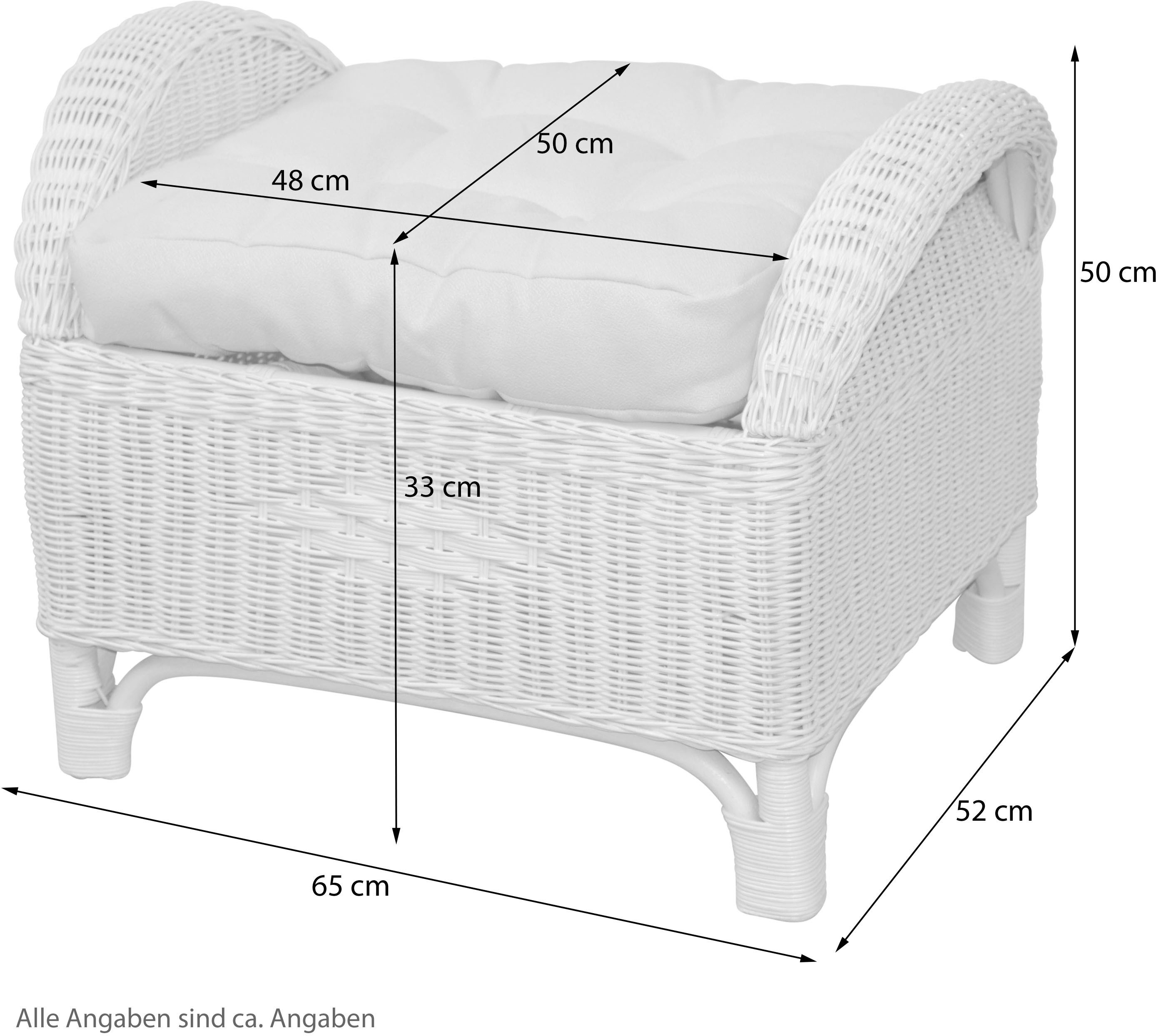 HOFMANN LIVING AND MORE Ohrensessel (2-St), Handgeflochten – Bild 5 von 5