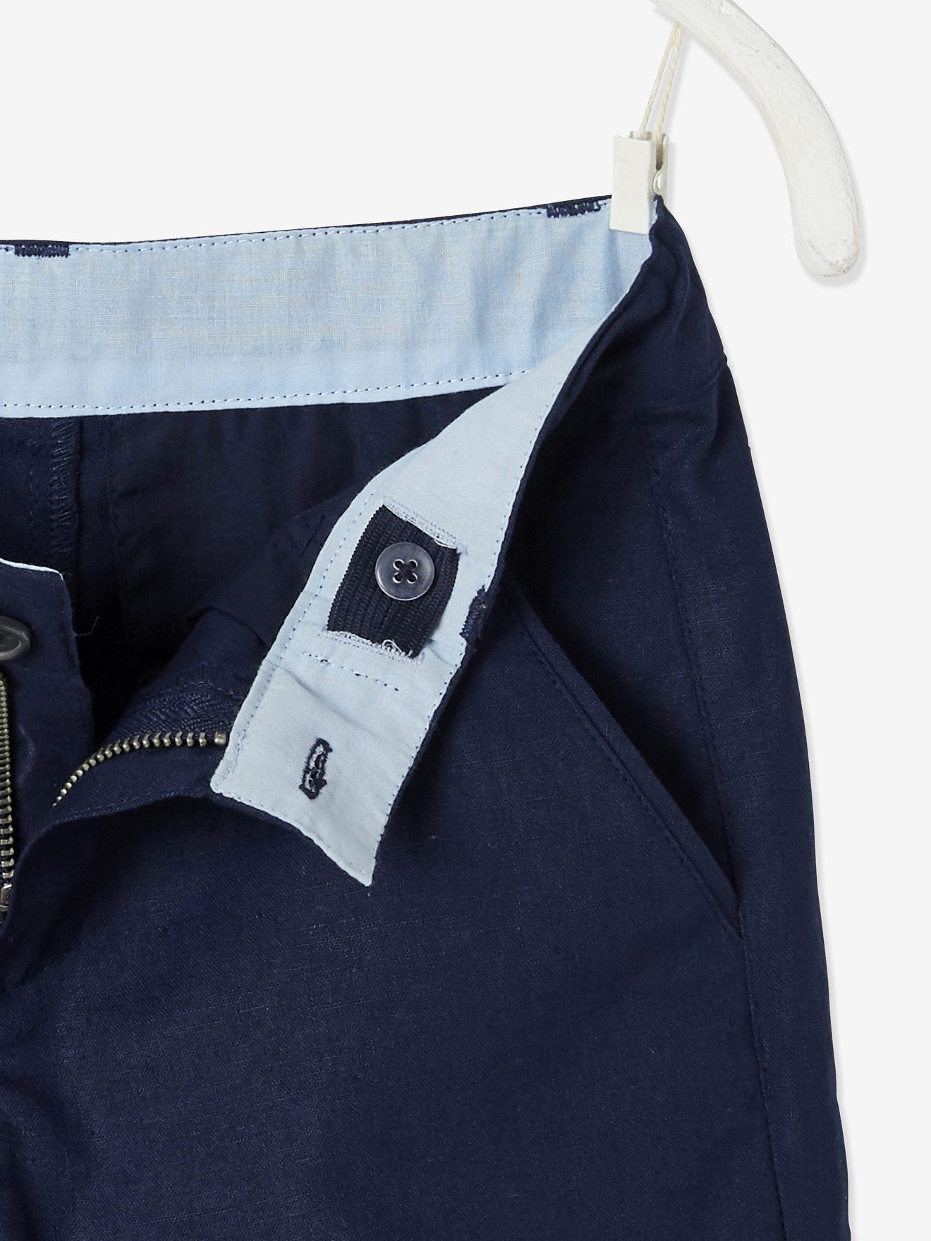 vertbaudet Shorts Festliche Jungen Shorts Bundweite verstellbar – Bild 5 von 5