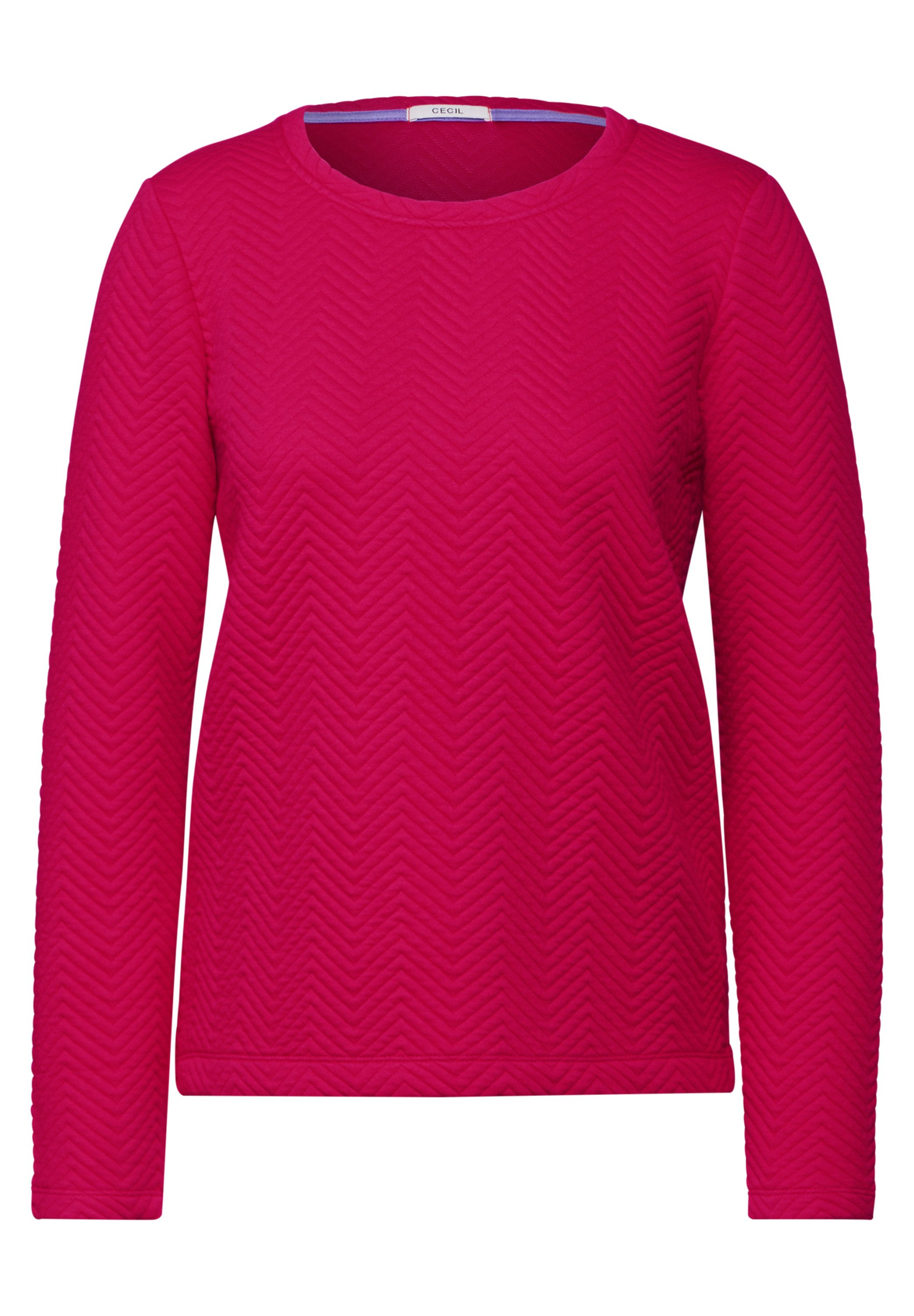 CECIL Langarmshirt mit Rundhalsausschnitt